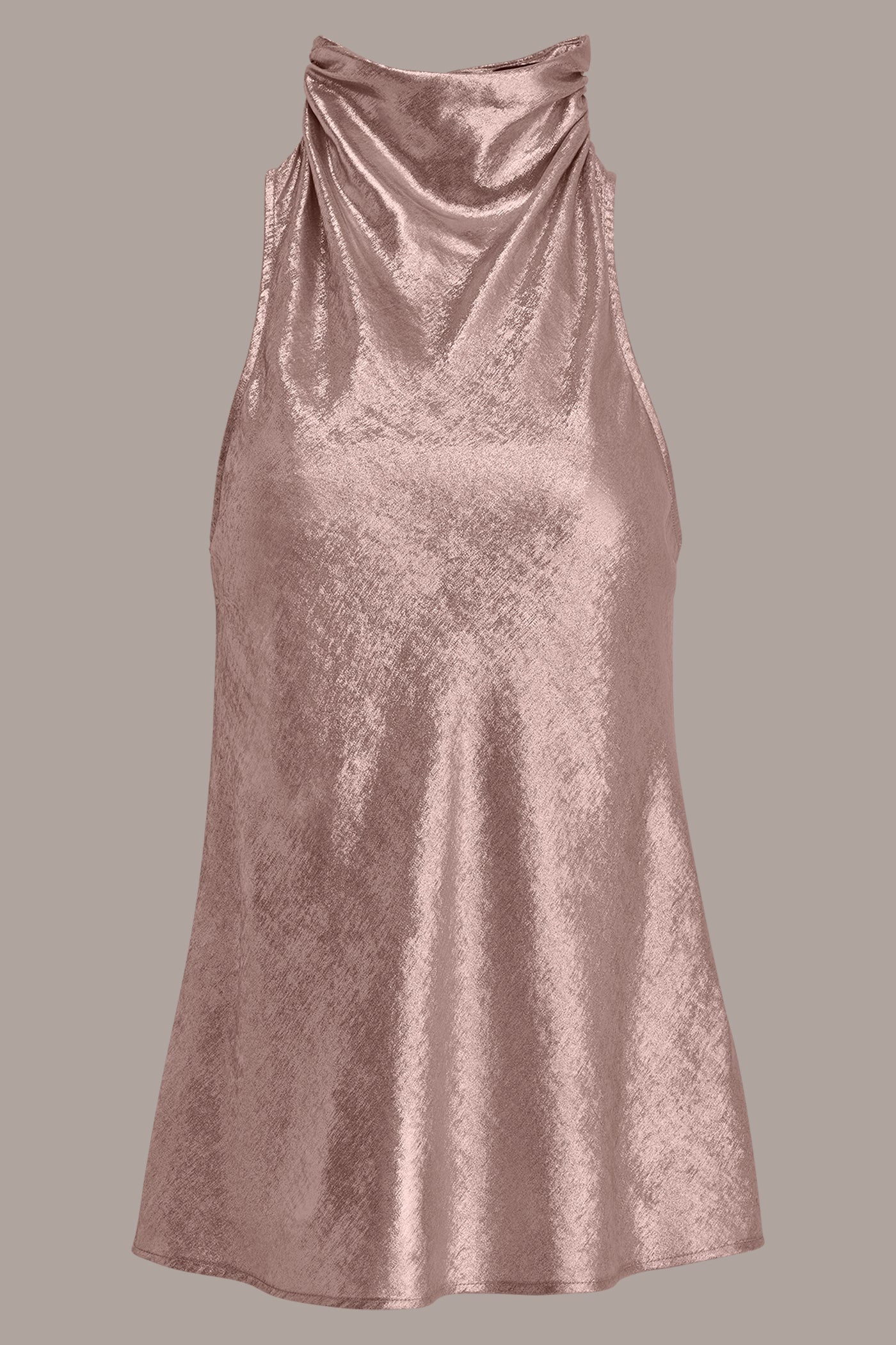 HIGH COWL-NECK BLOUSE VIEW 7 | All That Shimmers