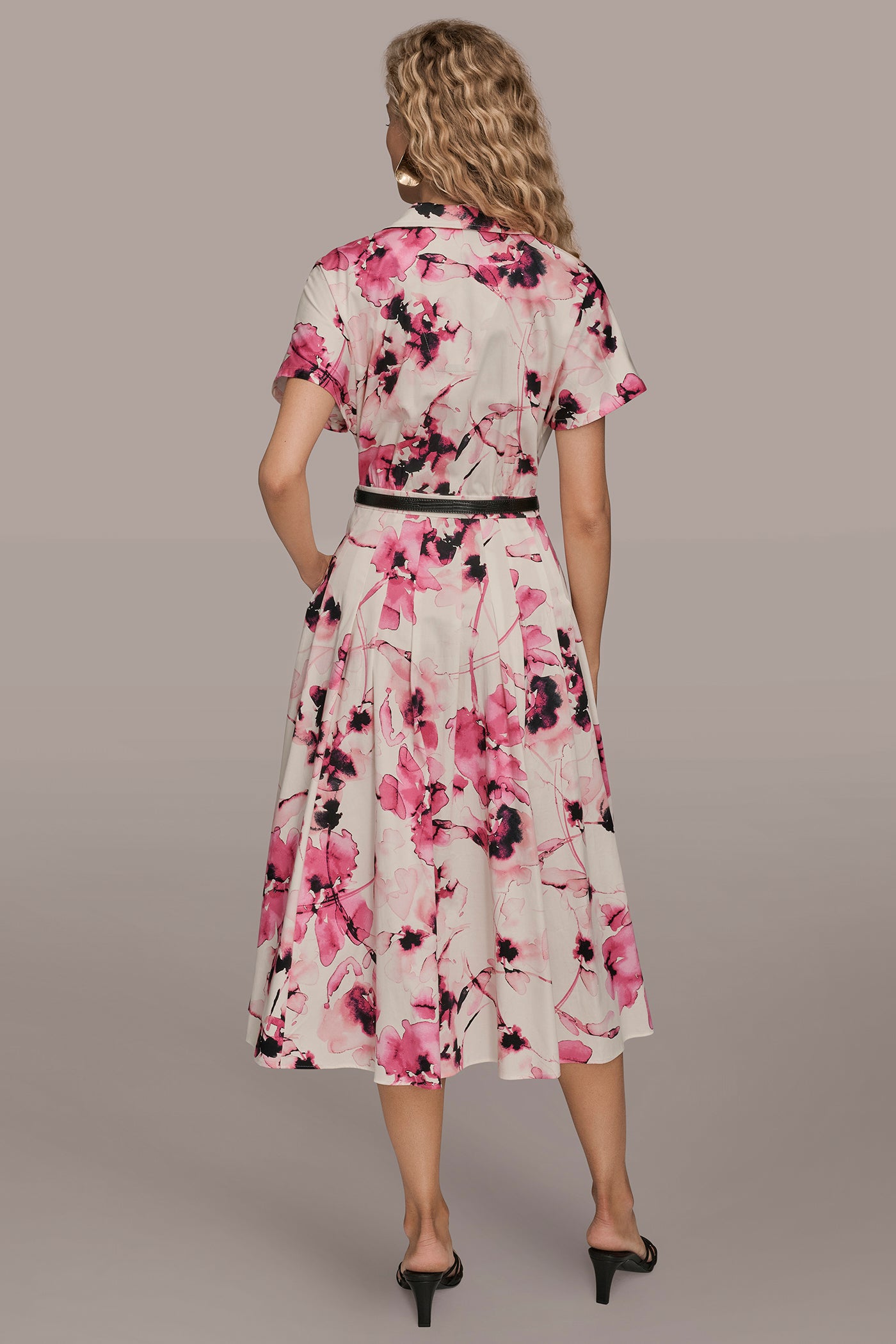 COTTON-SATEEN MIDI SHIRT DRESS | View 2 | Dresses & Jumpsuits