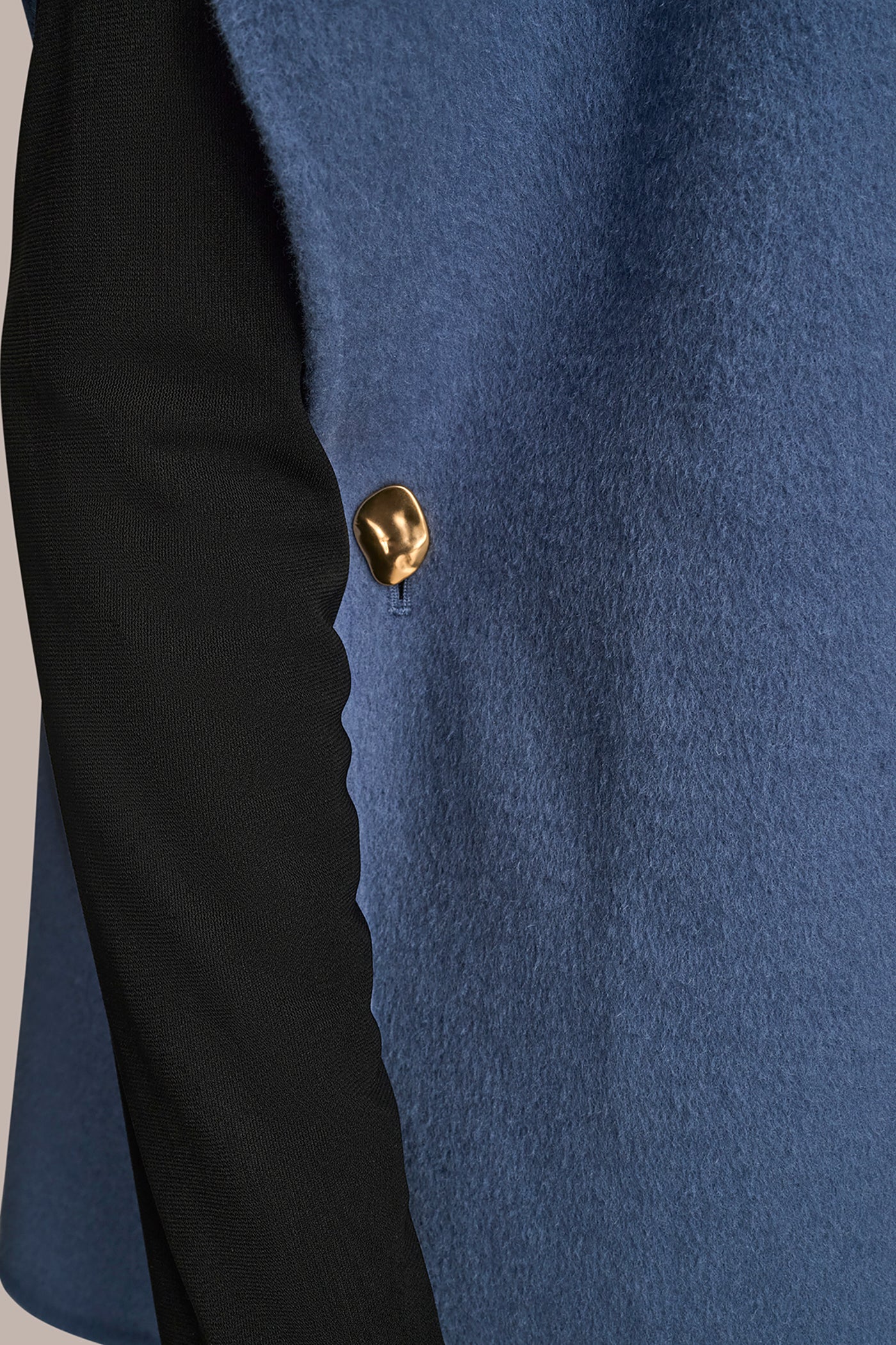 BUTTON-EMBELLISHED WOOL-BLEND CAPE VIEW 6 | New Arrivals