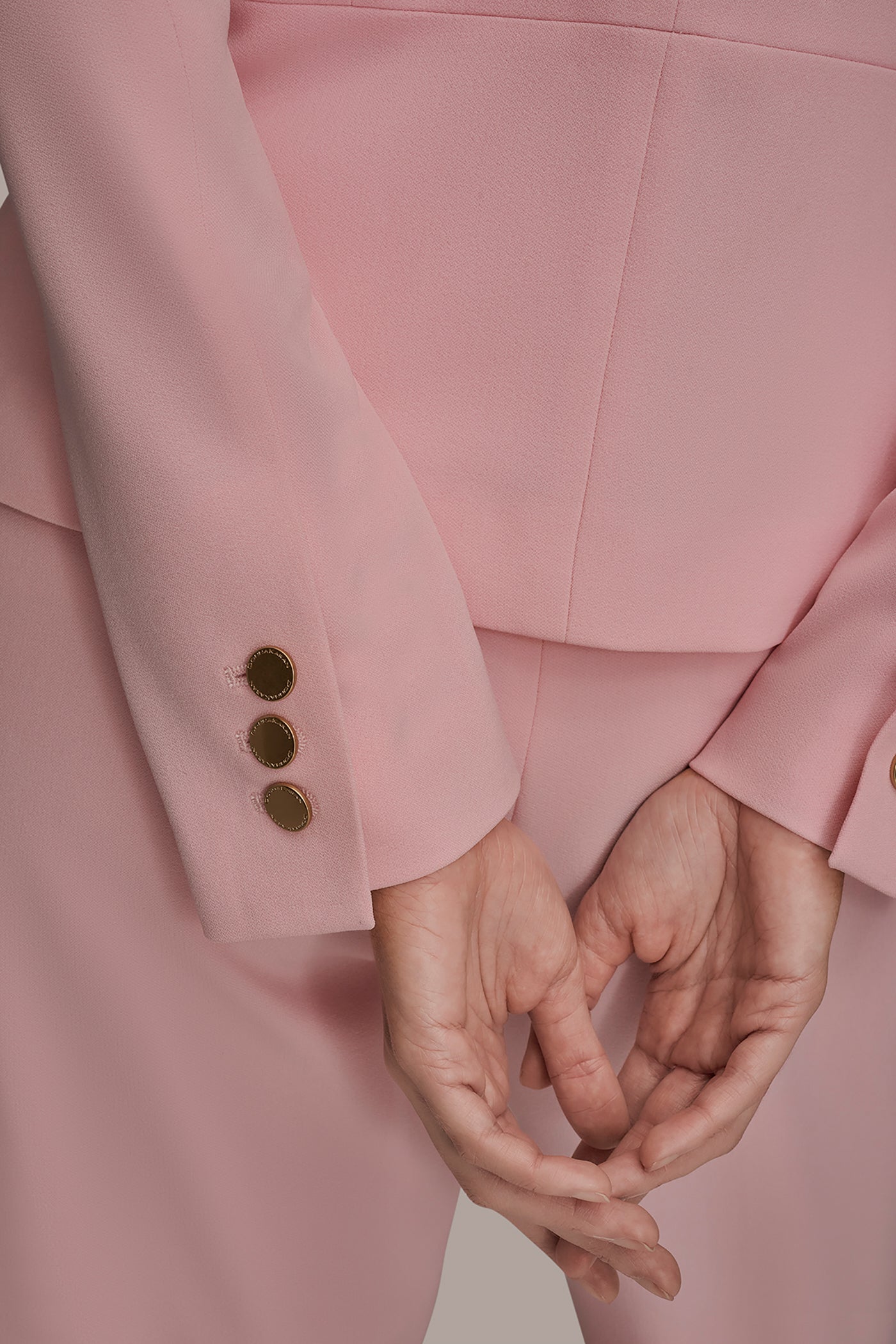 BAR-EMBELLISHED WRAP BLAZER VIEW 4 | Suits and Separates