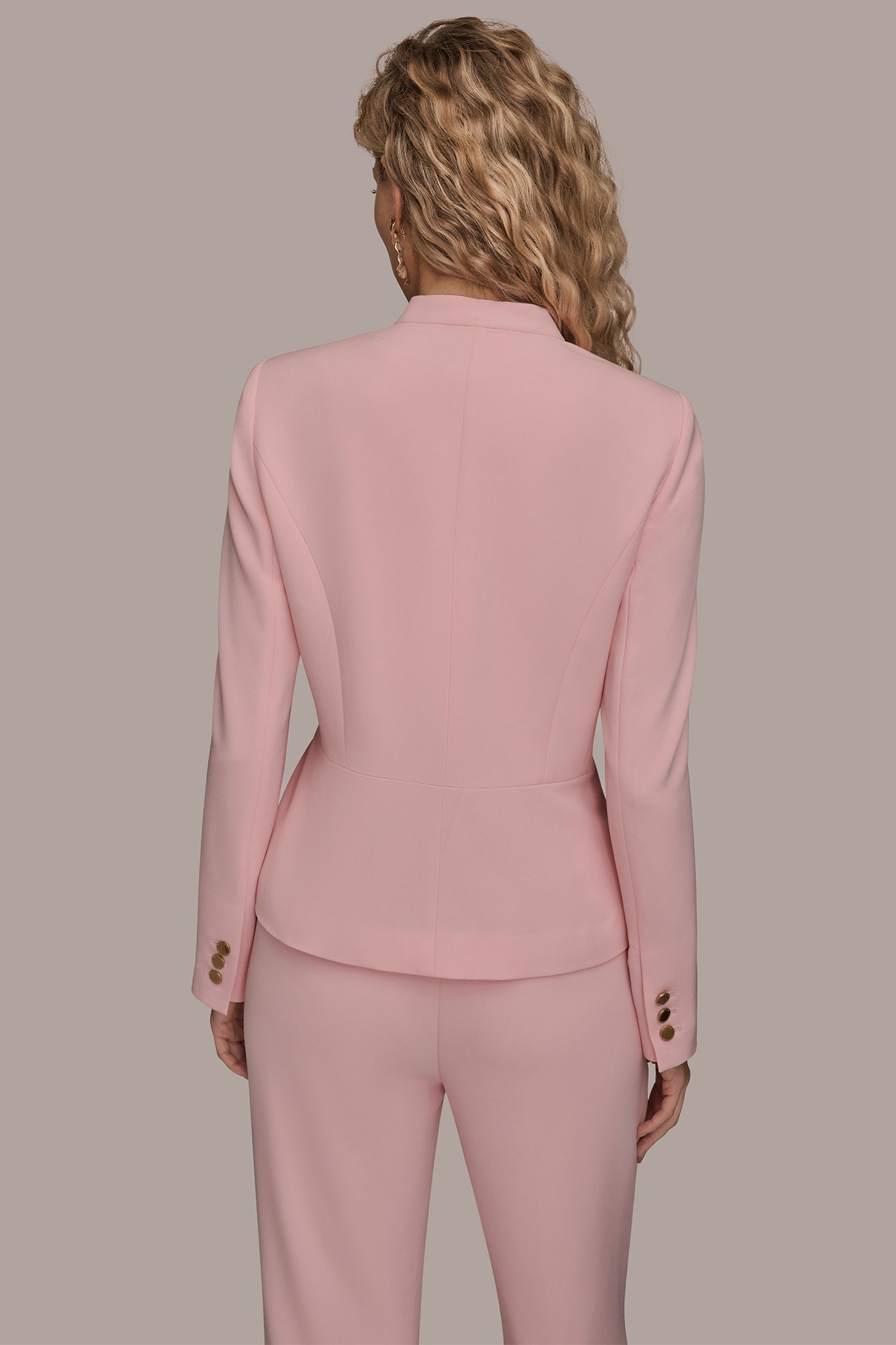 BAR-EMBELLISHED WRAP BLAZER | View 2 | Suits and Separates