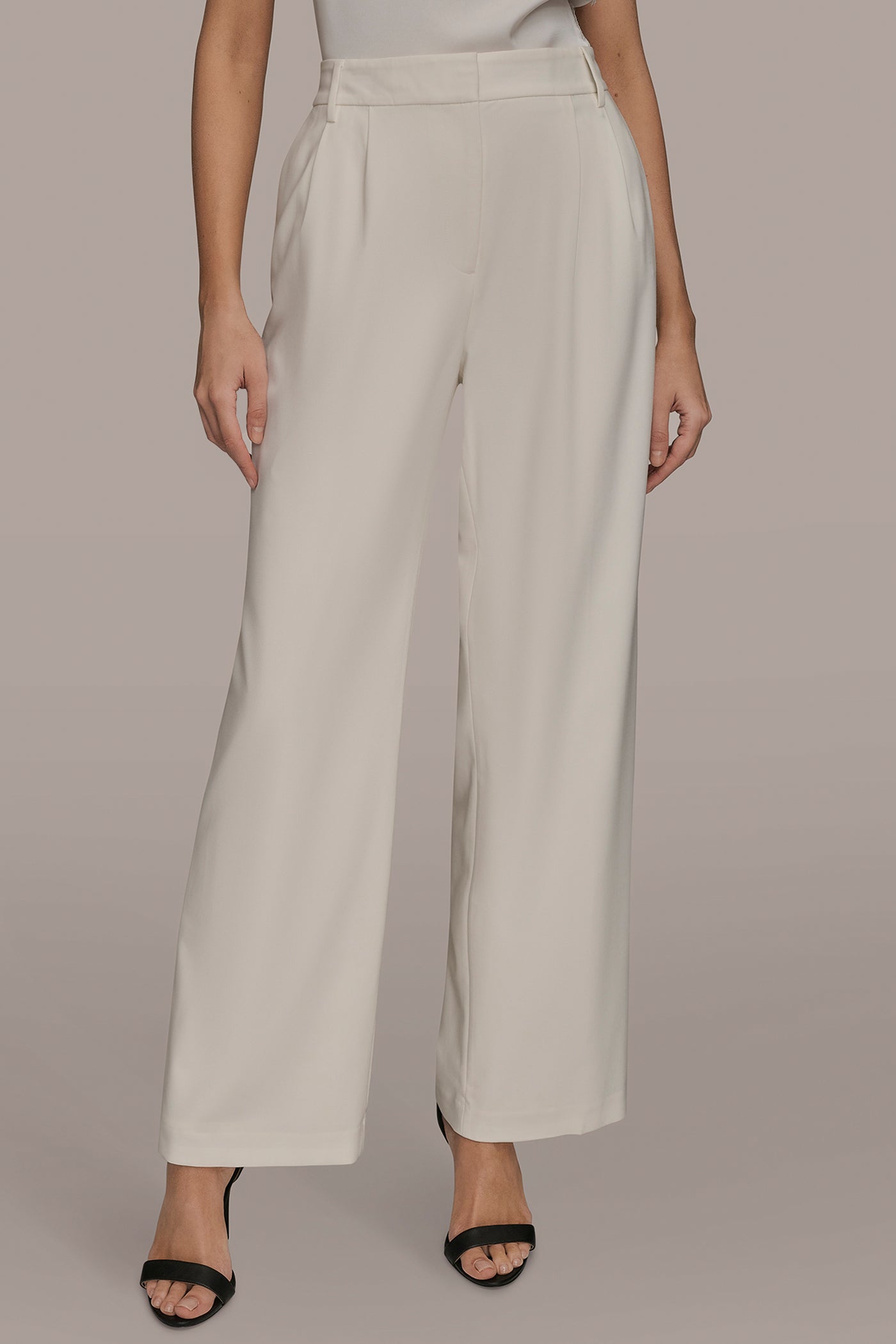 EXTRA HIGH-RISE PLEATED WIDE-LEG PANT | View 1 | Pants