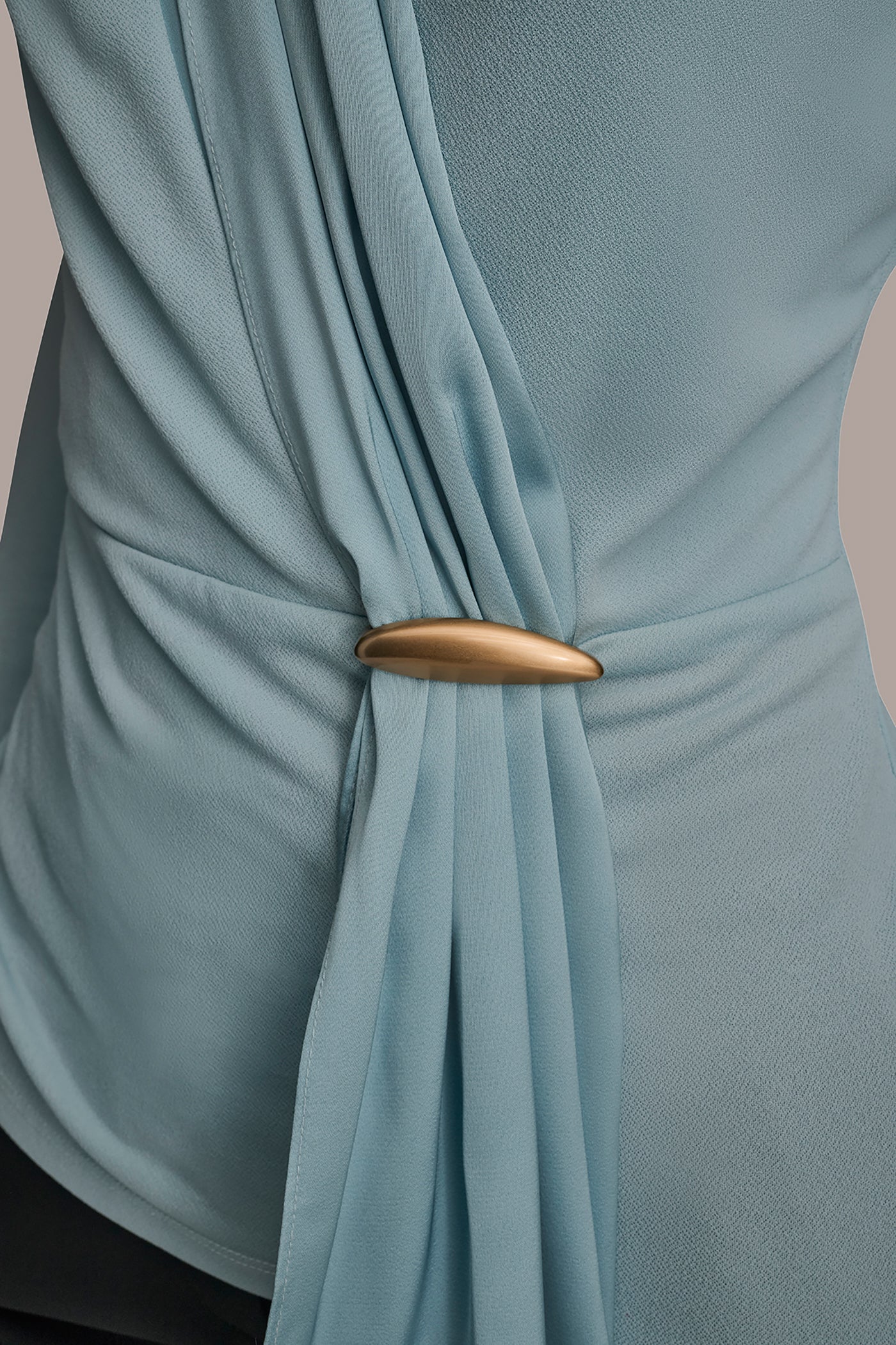 SHAWL NECK BLOUSE VIEW 5 | Clothing