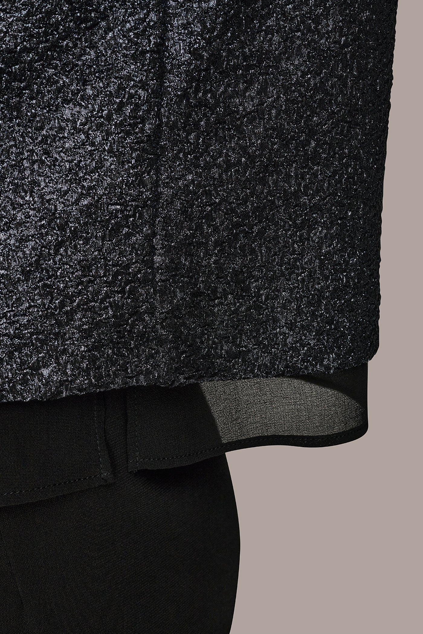 CHIFFON-TRIMMED BLOUSE VIEW 6 | All That Shimmers