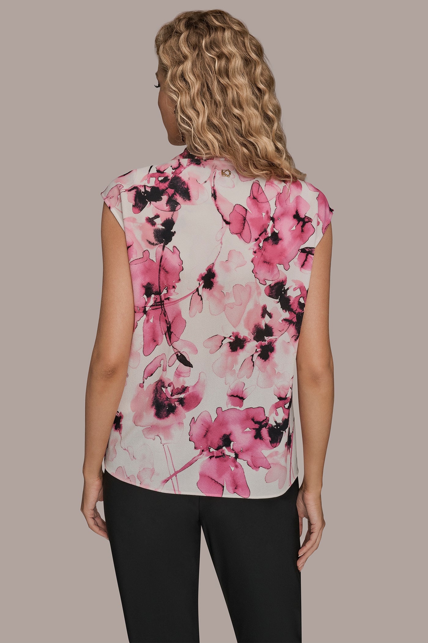 PART SLEEVELESS COWL NECK TOP | View 2 | Suits and Separates