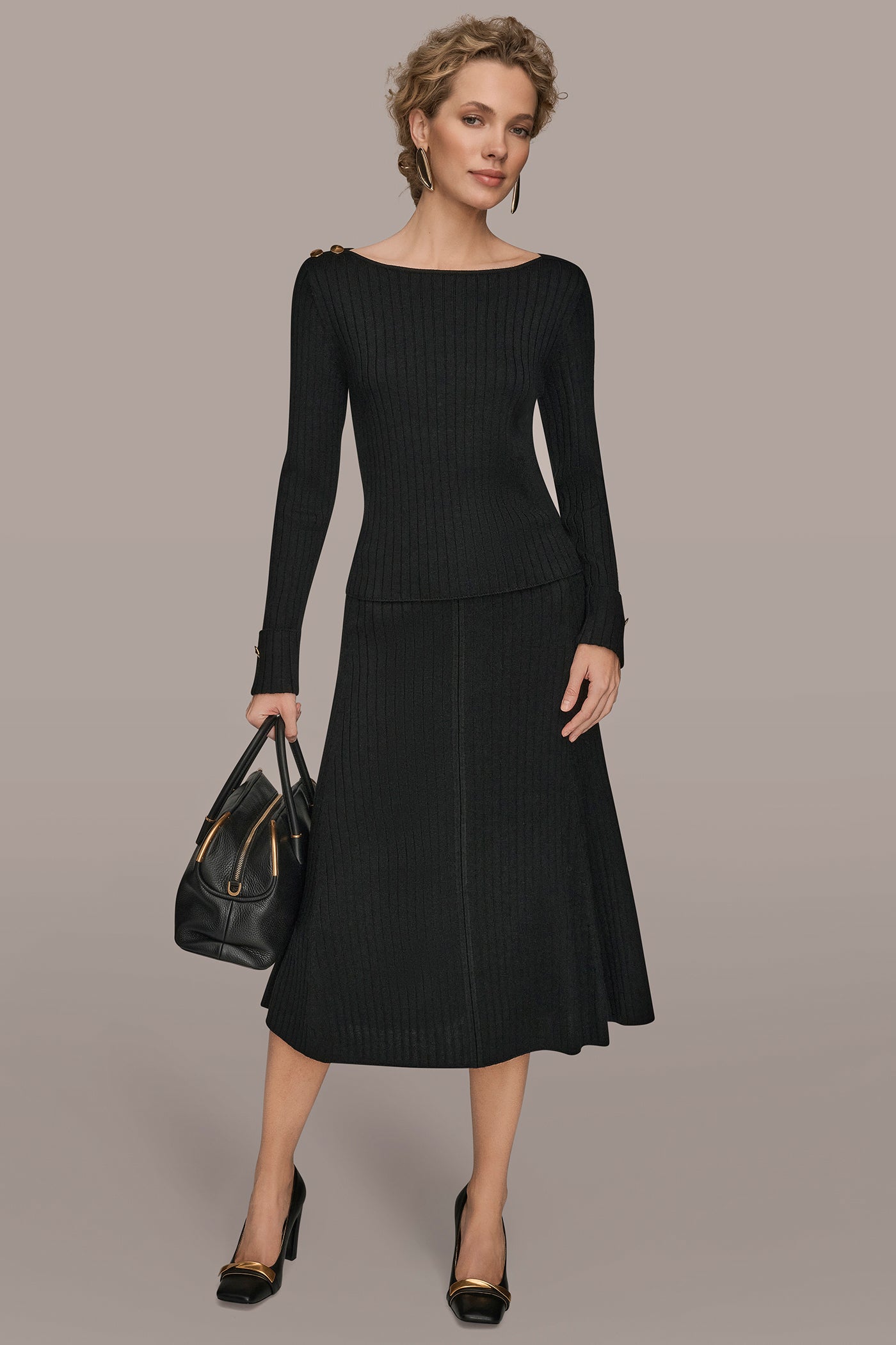 BUTTON-EMBELLISHED SWEATER VIEW 4 | Sweaters