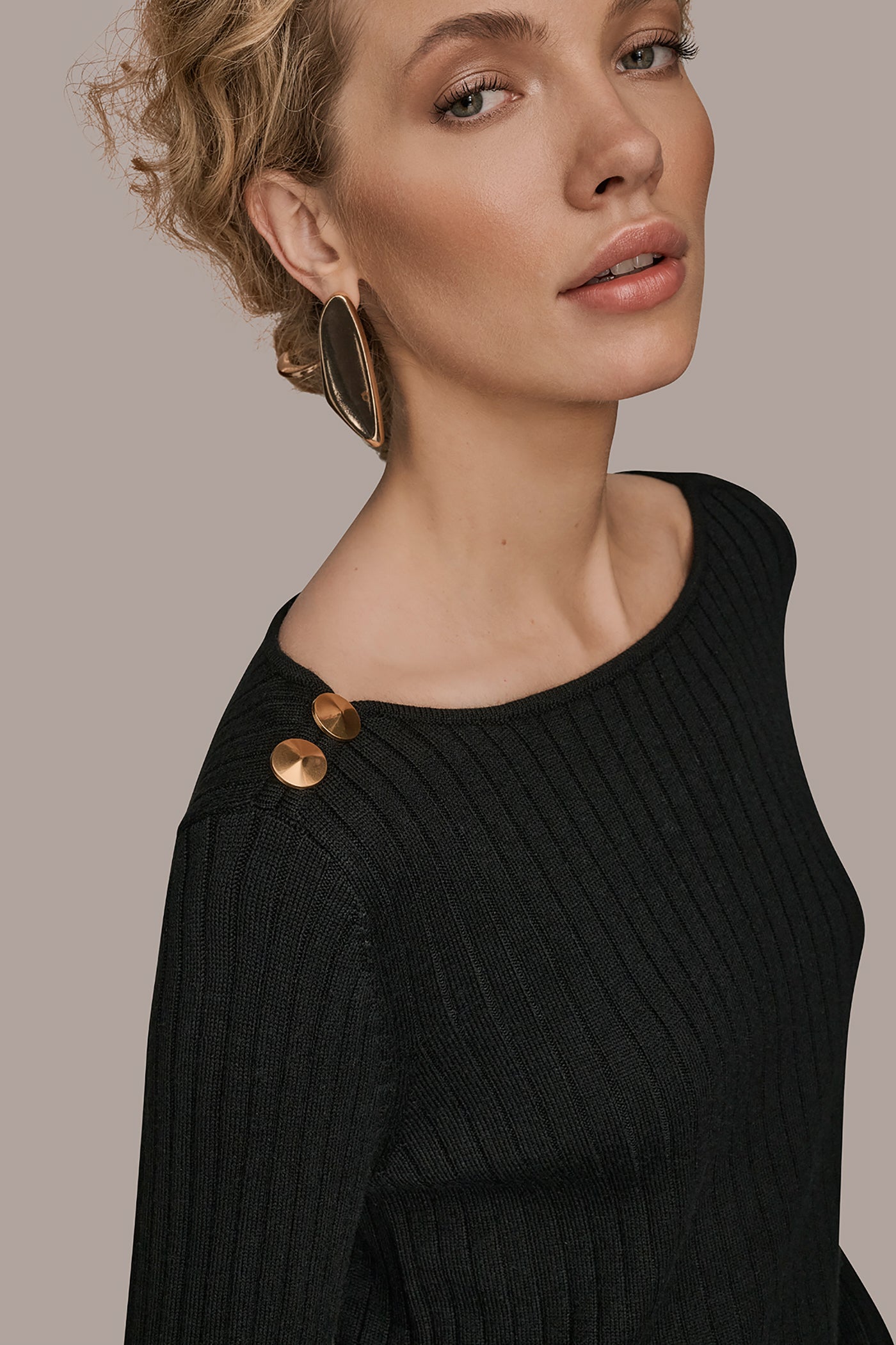 BUTTON-EMBELLISHED SWEATER VIEW 5 | Sweaters