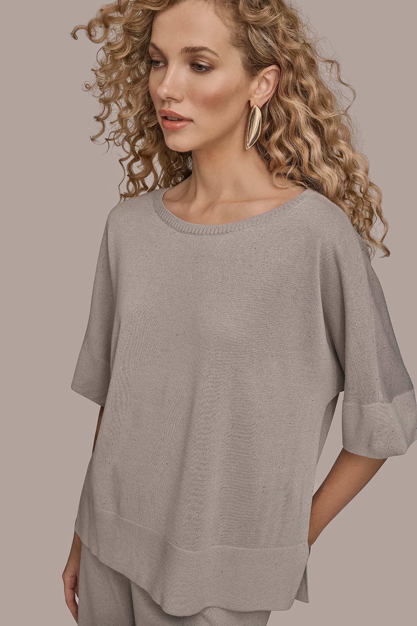 SEQUIN-EMBELLISHED SWEATER VIEW 5 | Matching Sets