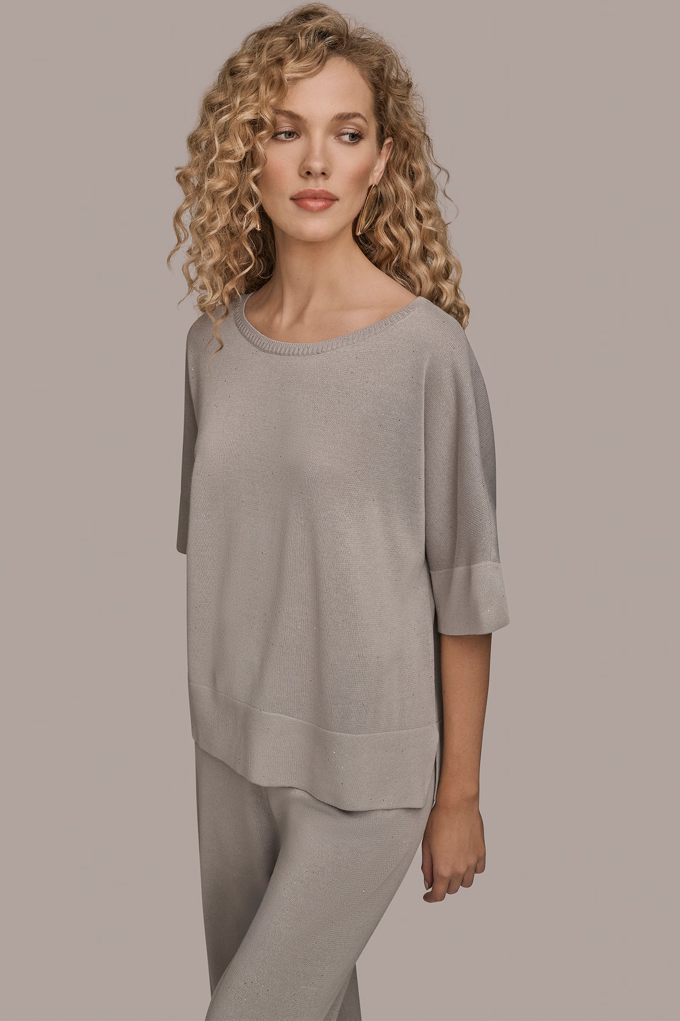 SEQUIN-EMBELLISHED SWEATER VIEW 3 | Matching Sets