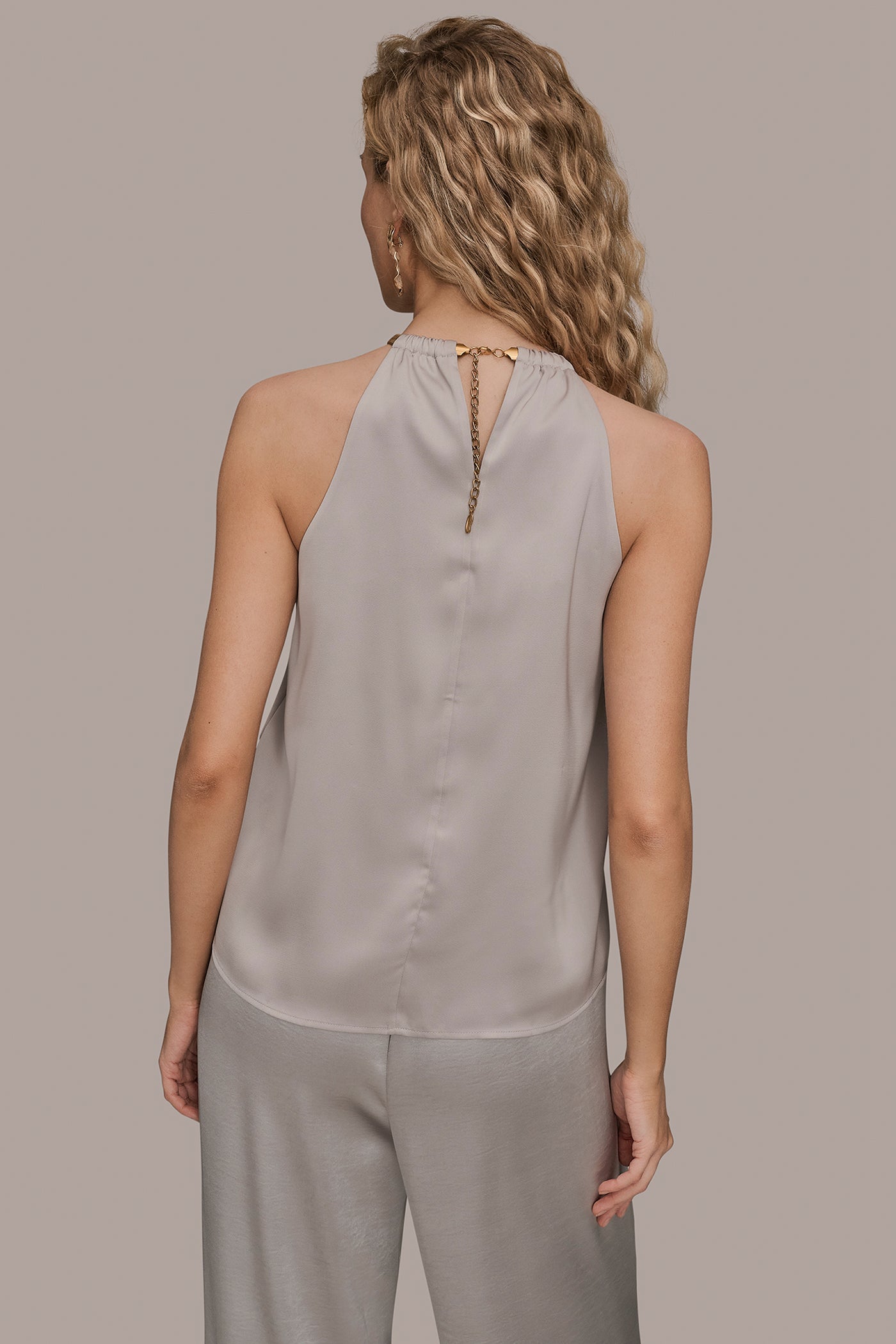 TWIST HALTERNECK BLOUSE | View 2 | Products