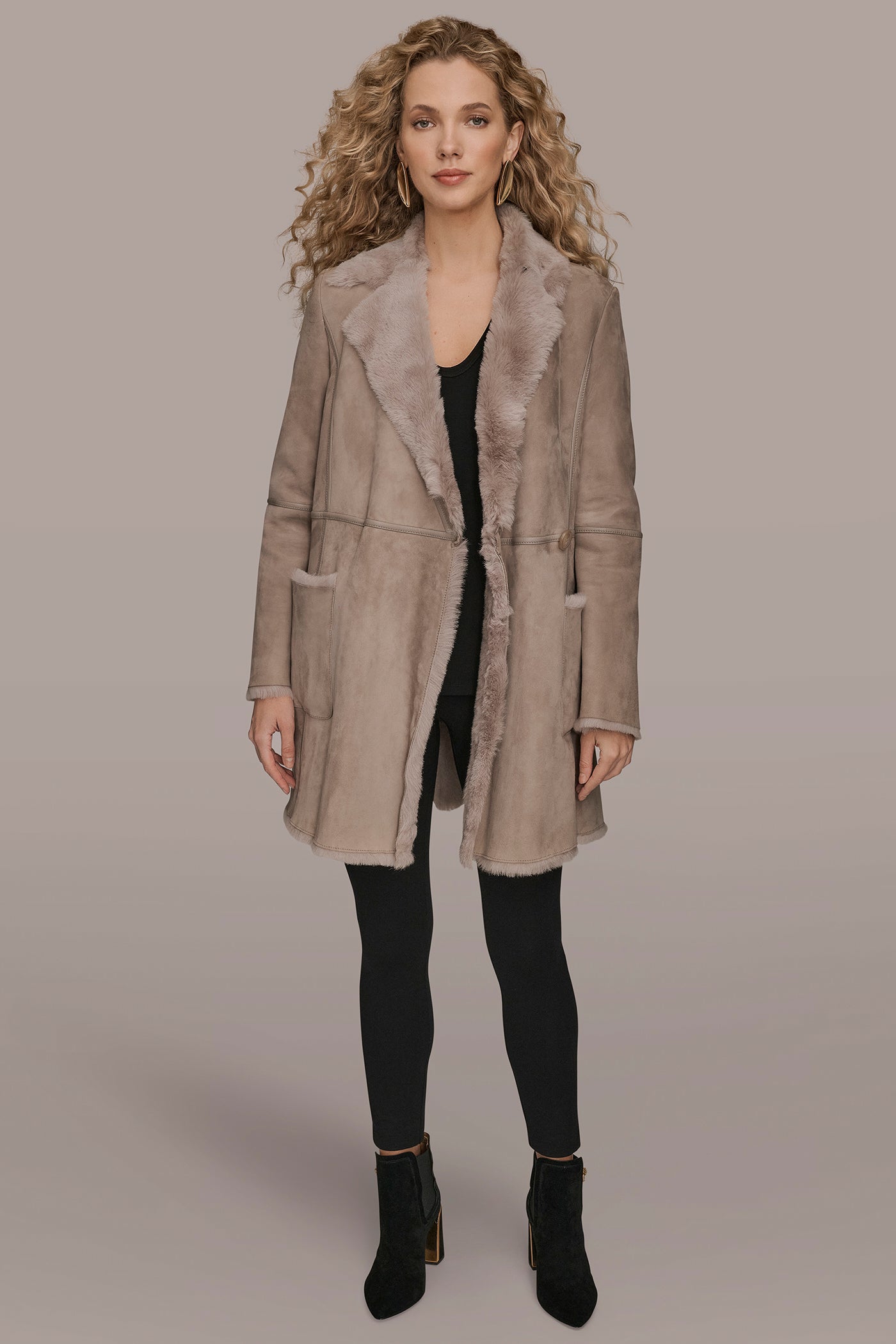 SHEARLING COAT VIEW 7 | Clothing
