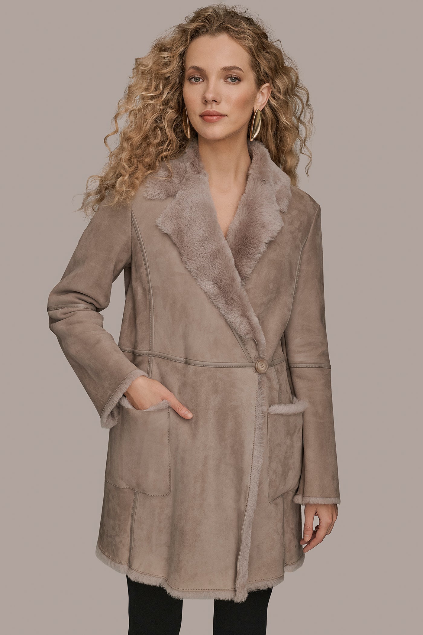 SHEARLING COAT | View 1 | Clothing