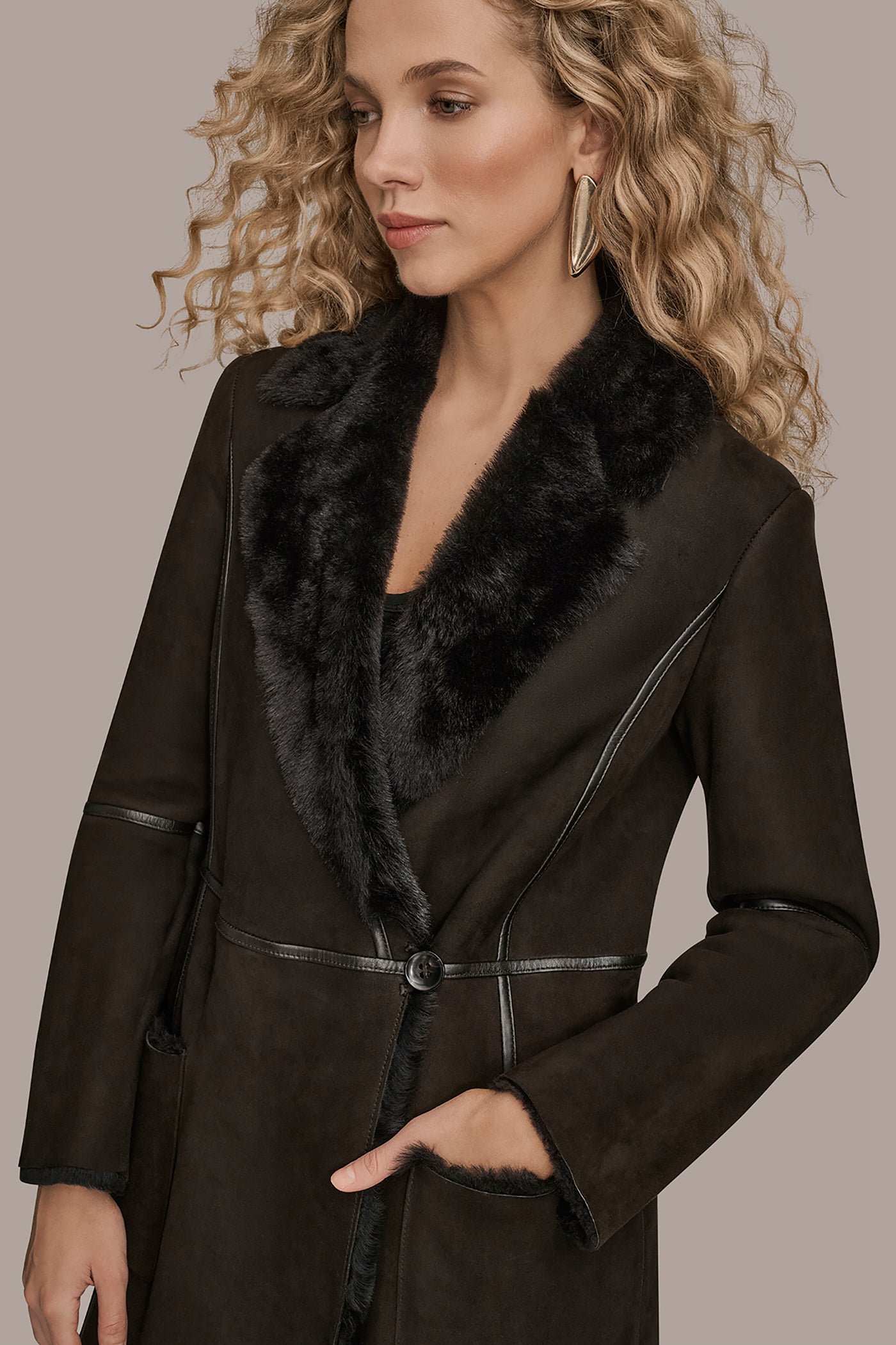 SHEARLING COAT VIEW 5 | Clothing