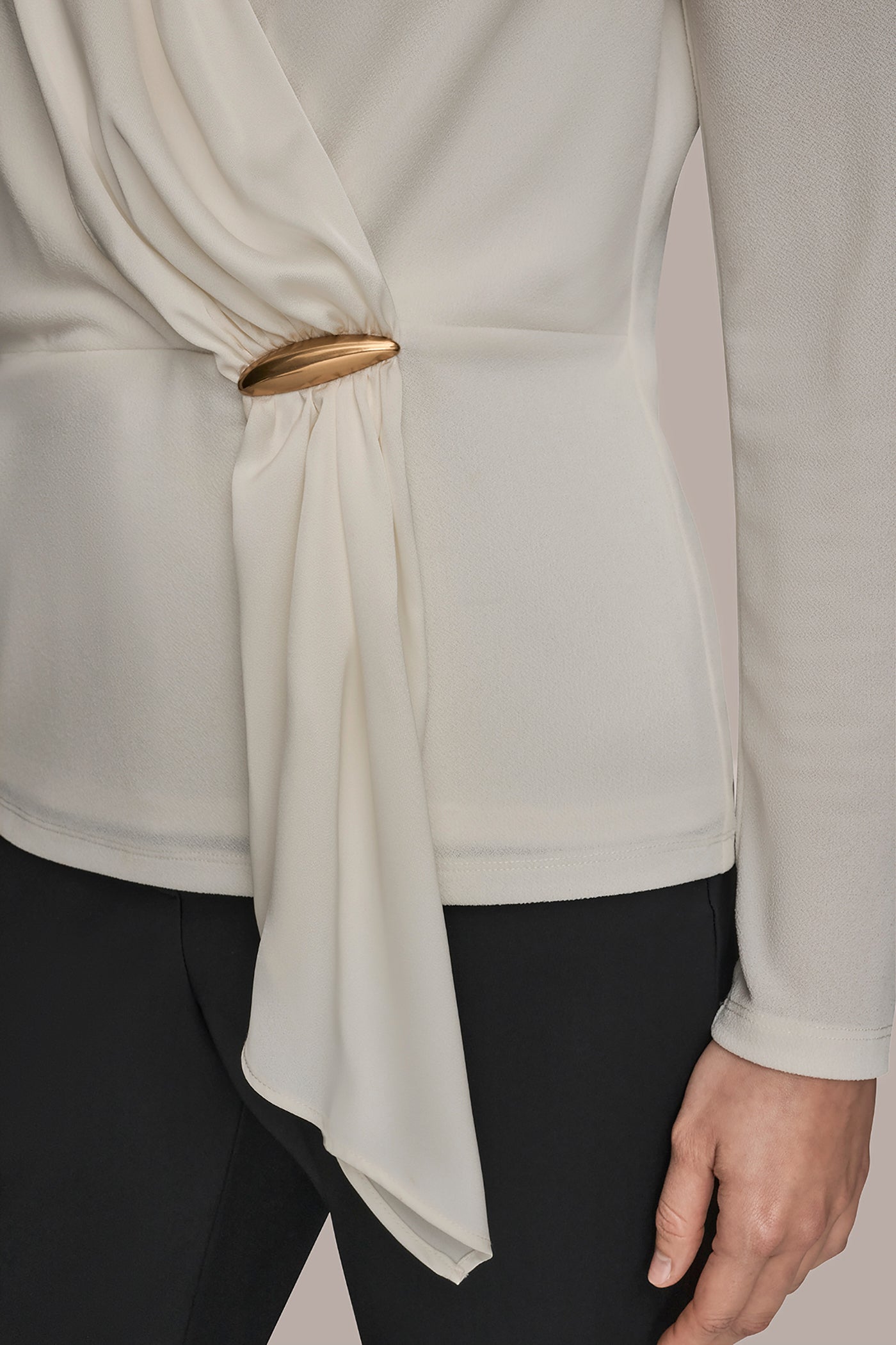 SHAWL NECK BLOUSE VIEW 5 | Suits and Separates