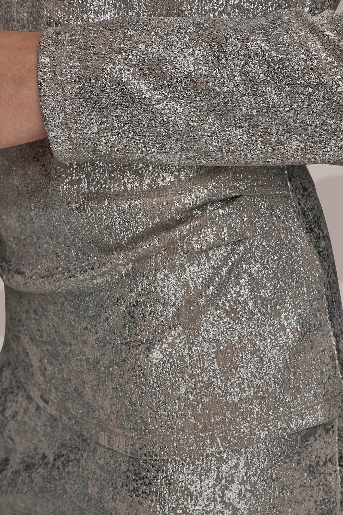 LONG SLEEVE FOIL TOP VIEW 5 | New Arrivals