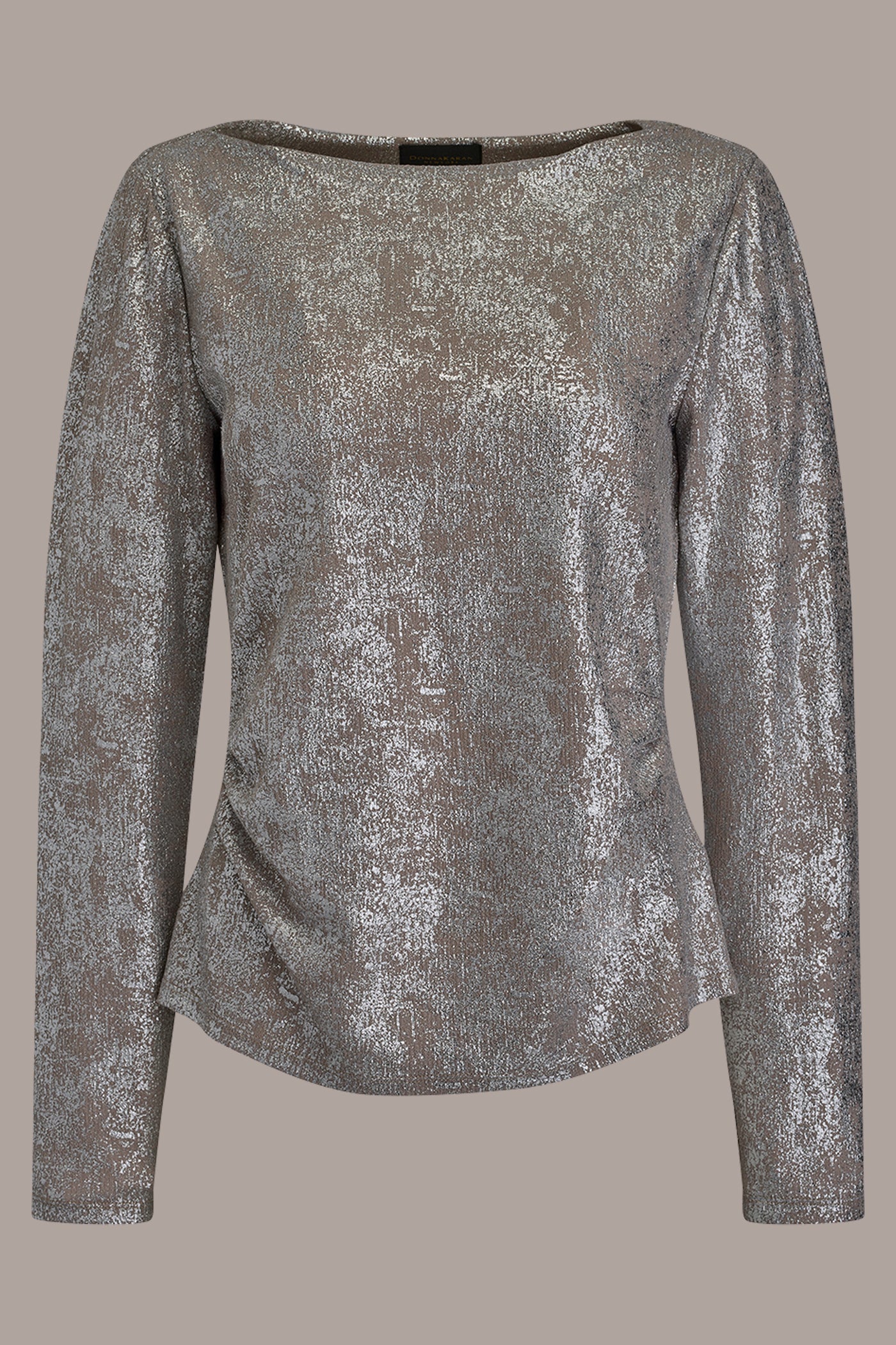 LONG SLEEVE FOIL TOP VIEW 6 | New Arrivals