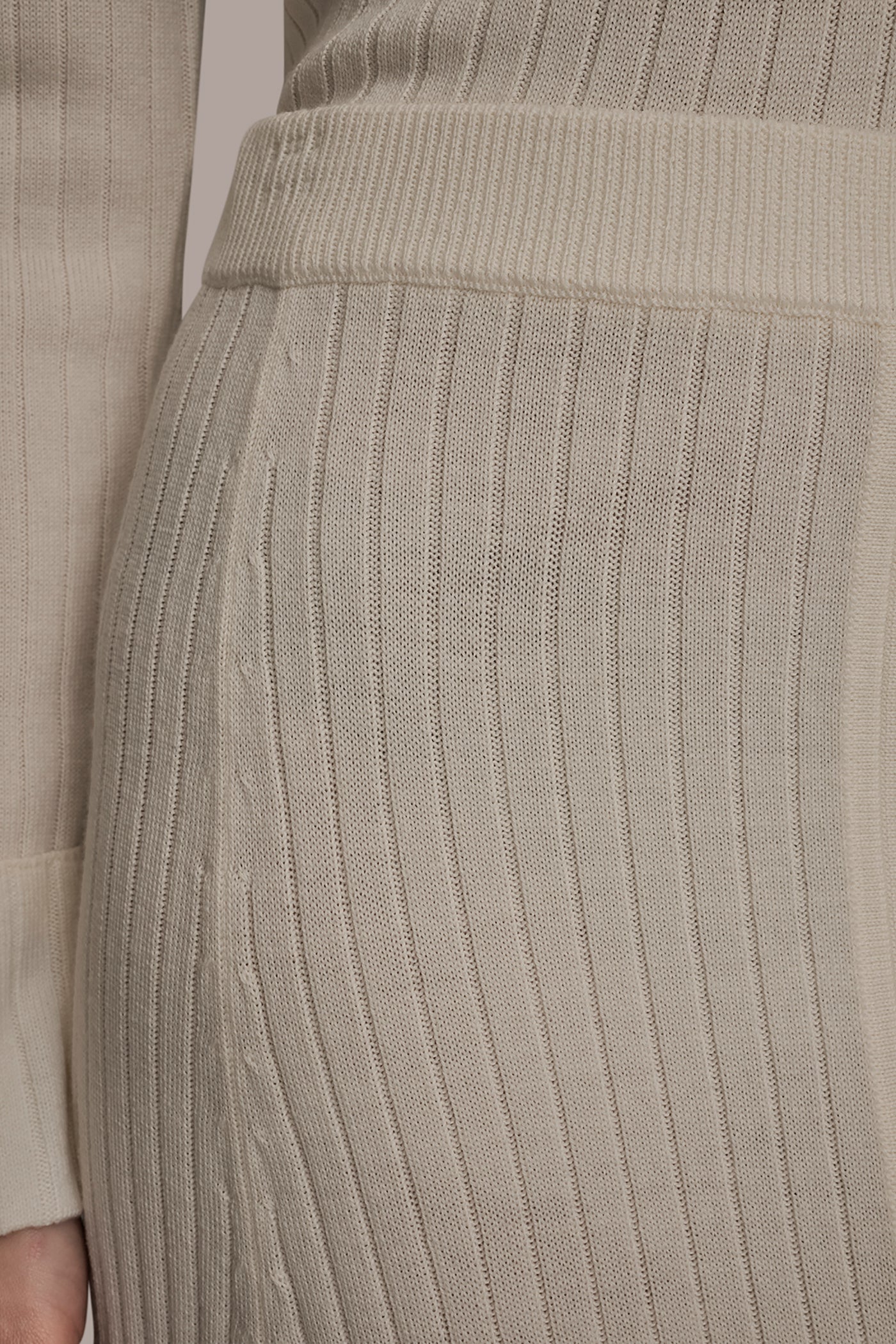 SEAMED MIDI A-LINE SWEATER SKIRT VIEW 6 | New Arrivals