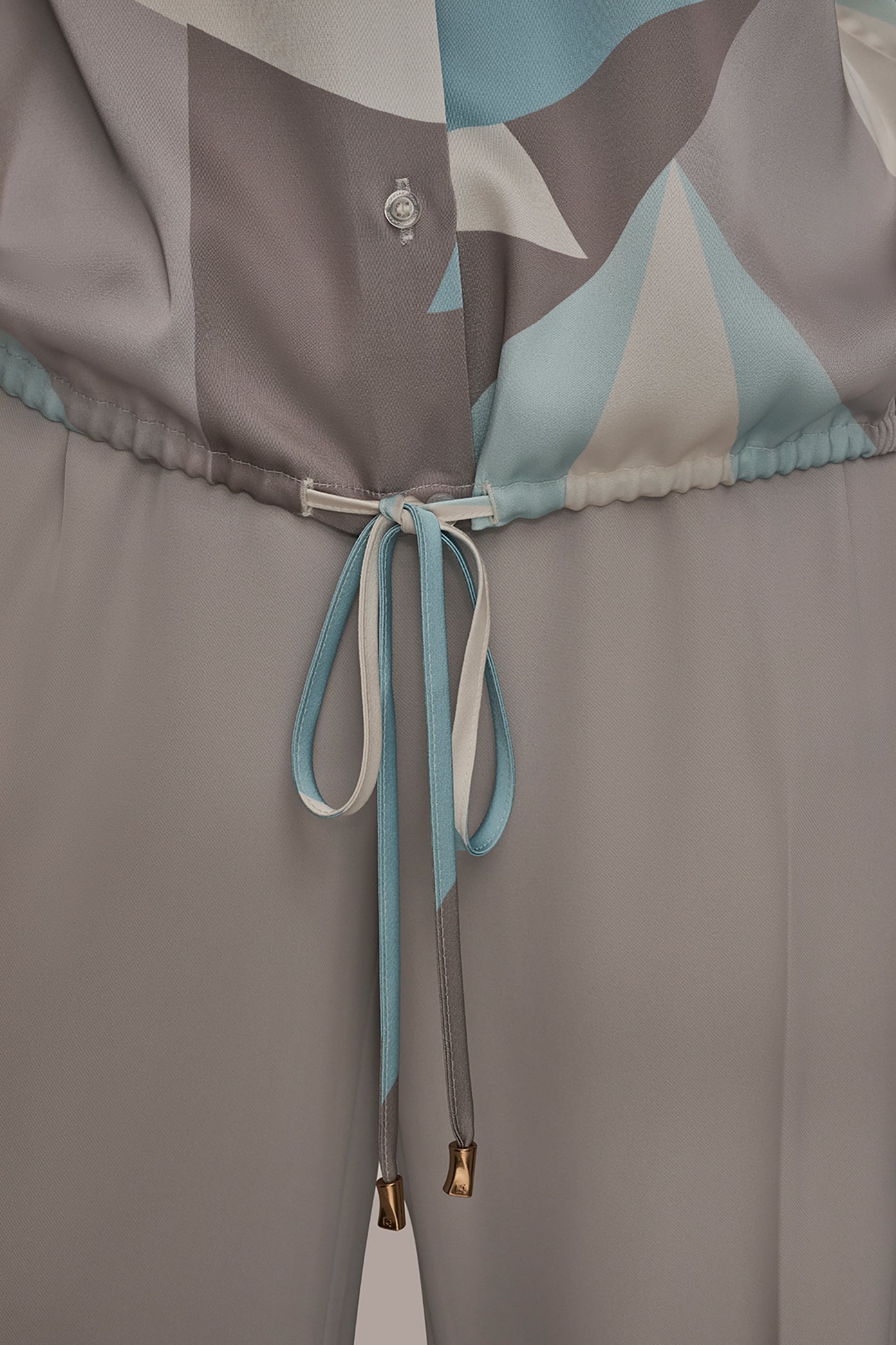 LONG-SLEEVE PRINTED DRAWSTRING BLOUSE VIEW 5 | Tops