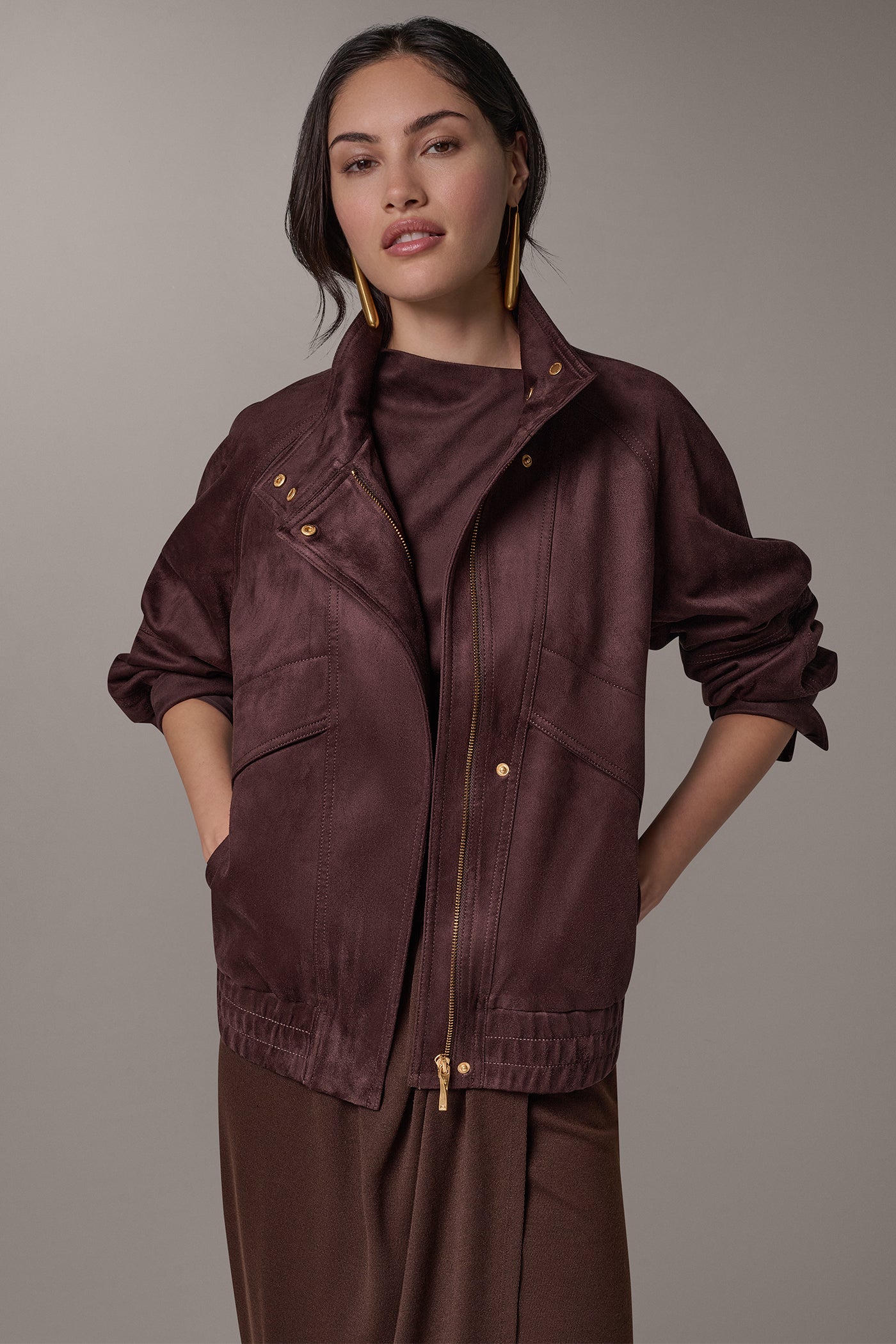 STAND COLLAR JACKET VIEW 6