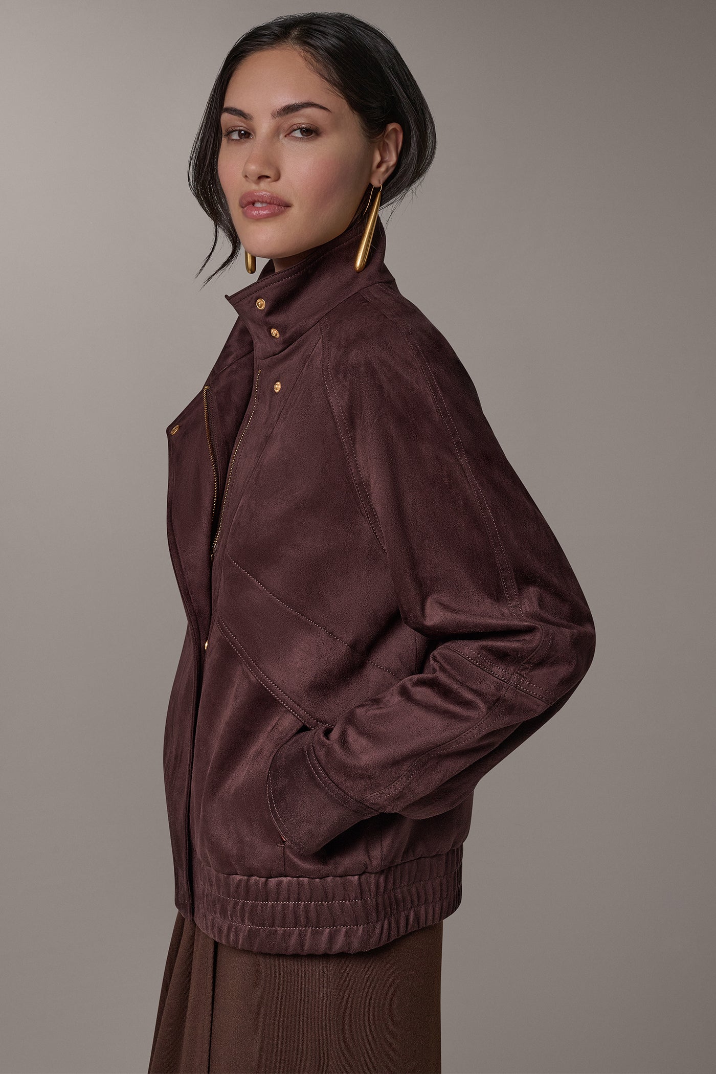 STAND COLLAR JACKET VIEW 5