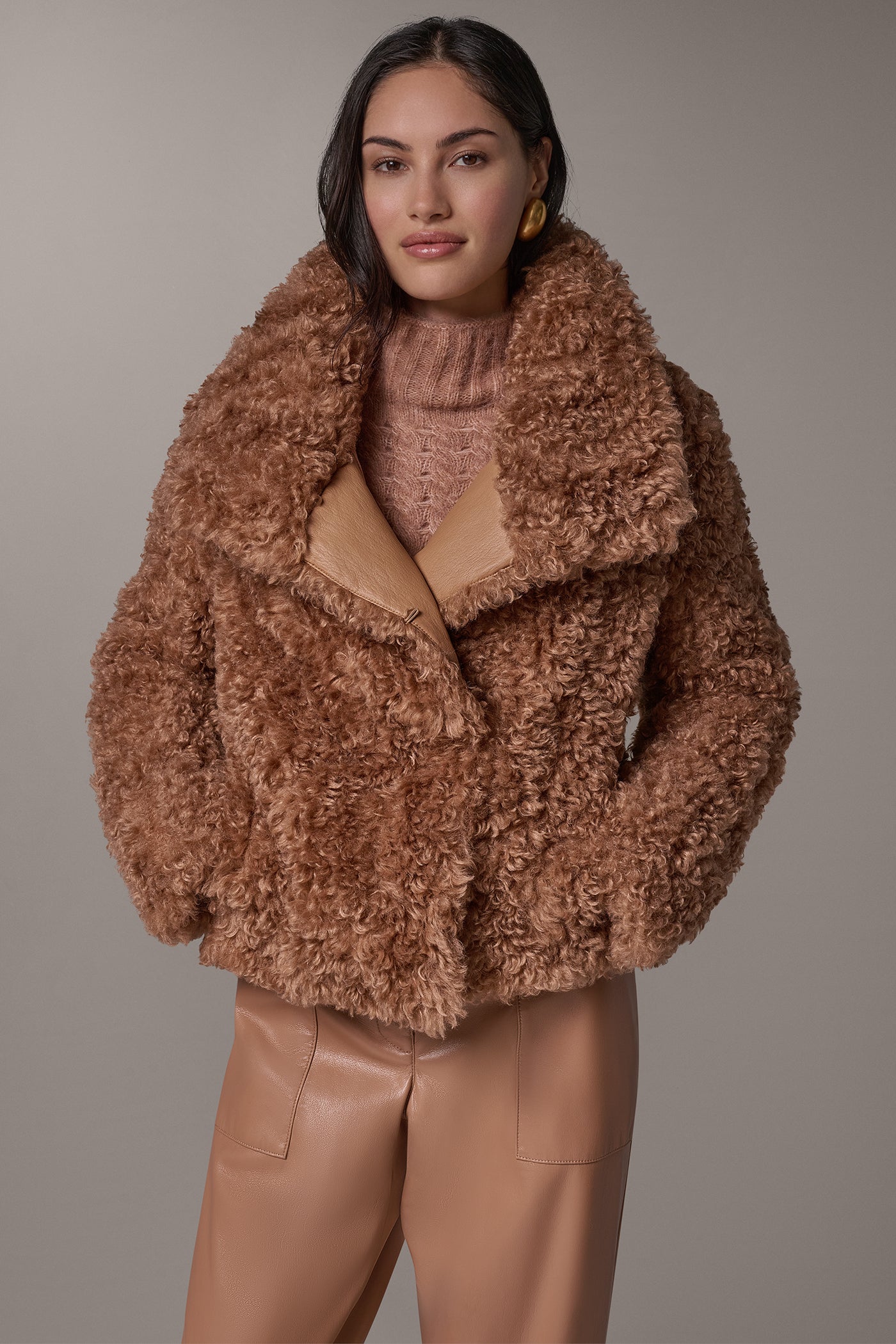 FAUX SHEARLING JACKET VIEW 7
