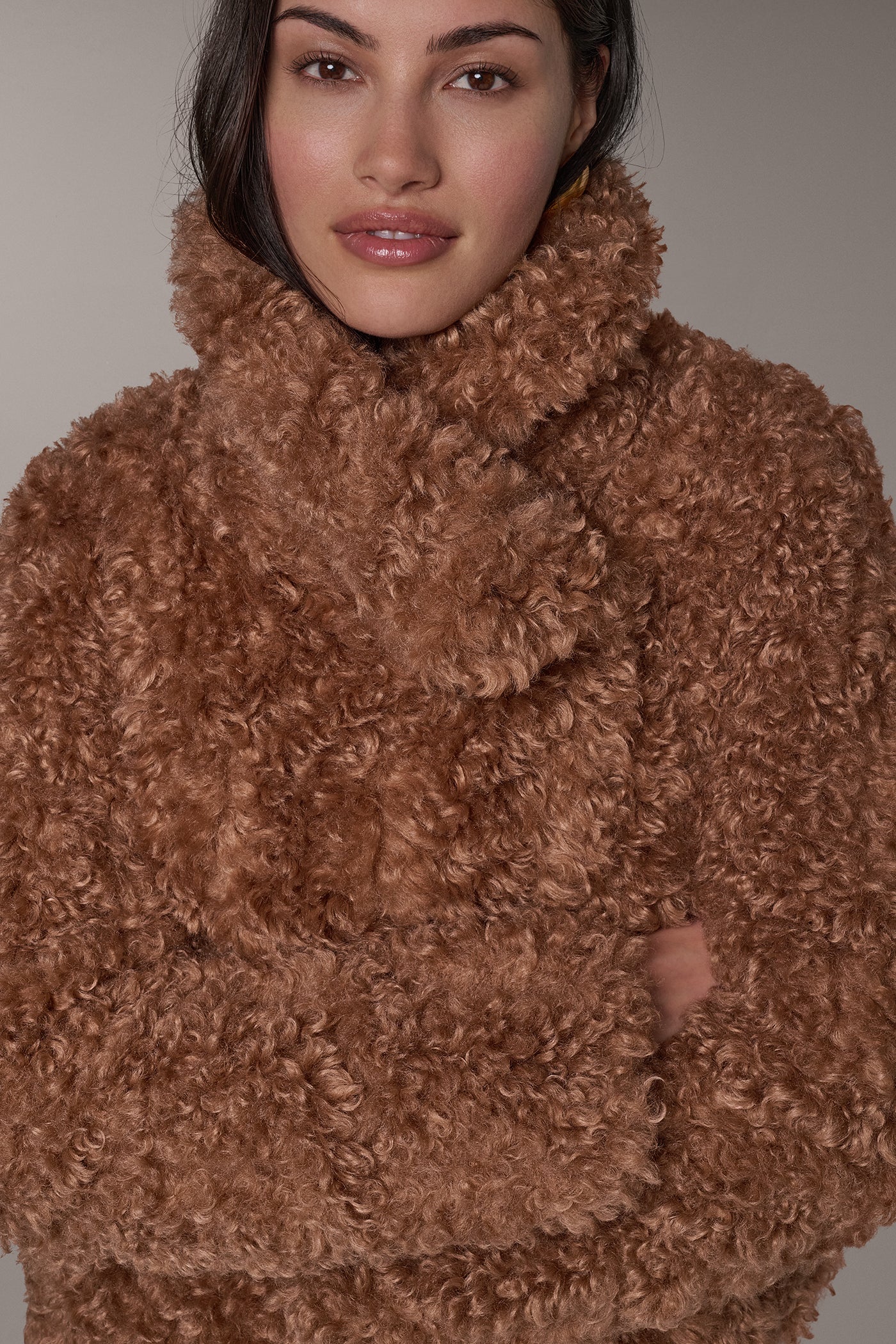 FAUX SHEARLING JACKET VIEW 3