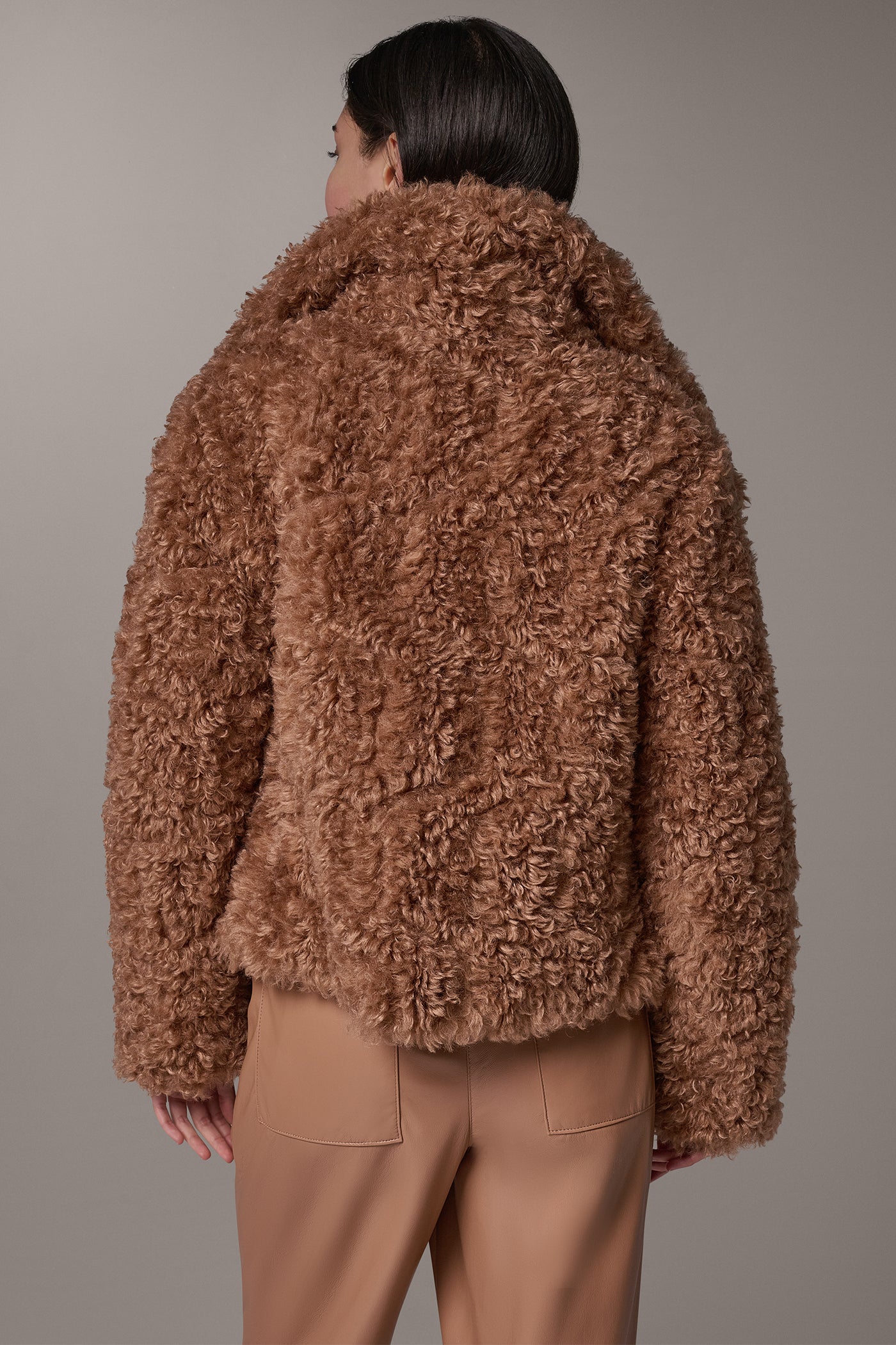 FAUX SHEARLING JACKET VIEW 4