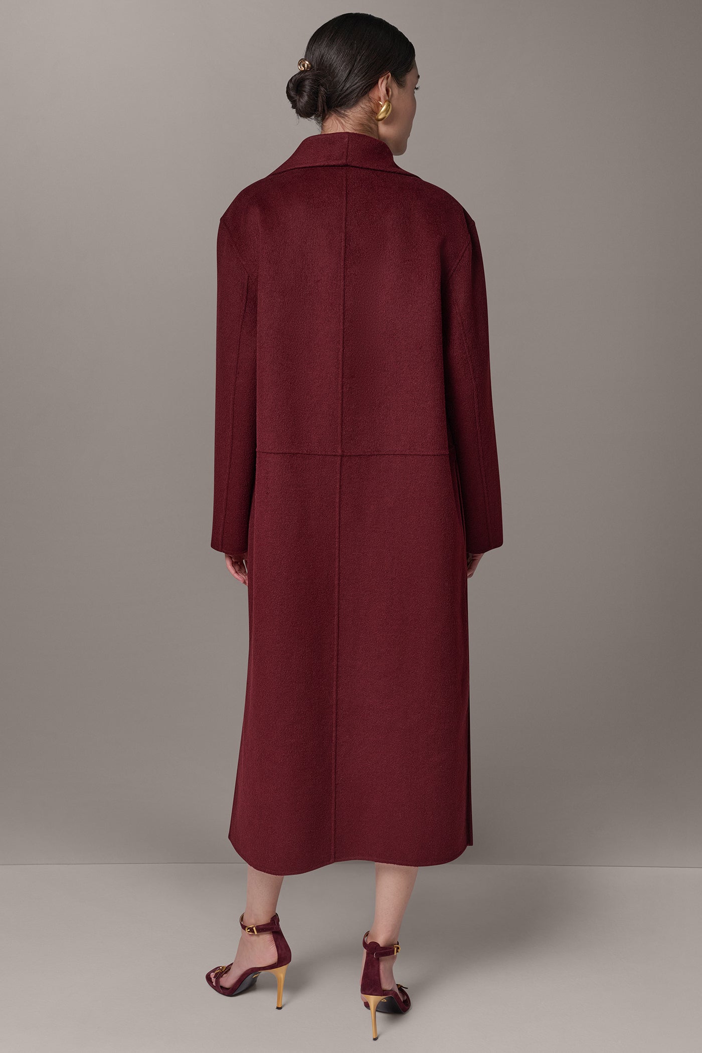 WOOL BLEND LONG COAT VIEW 4