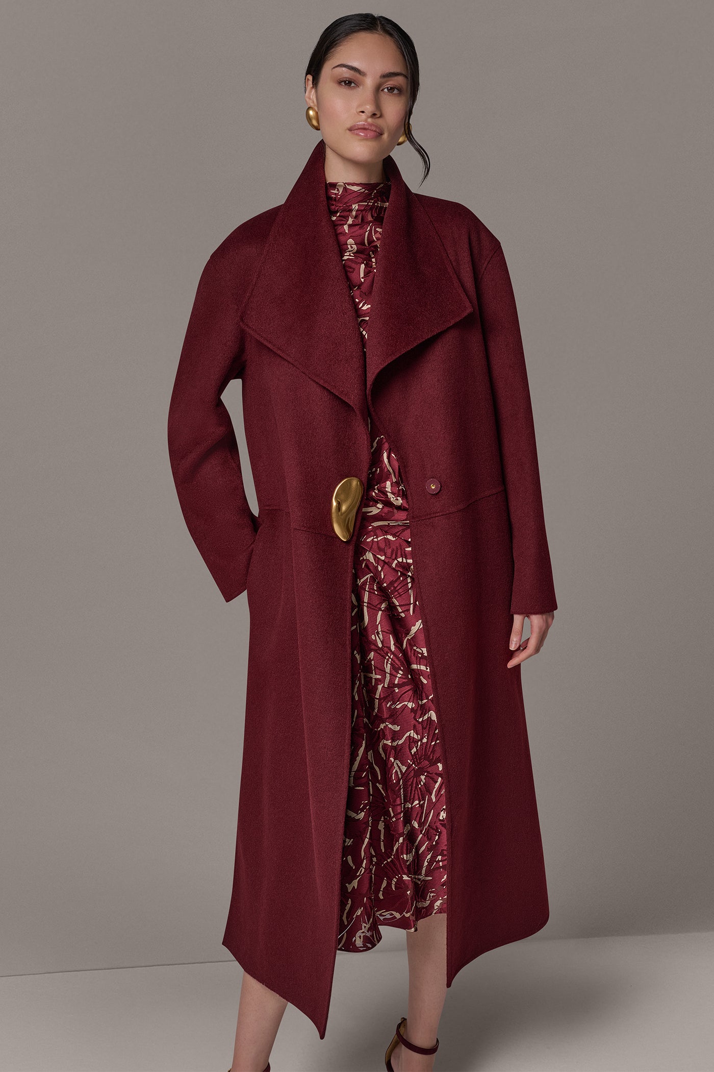 WOOL BLEND LONG COAT VIEW 9