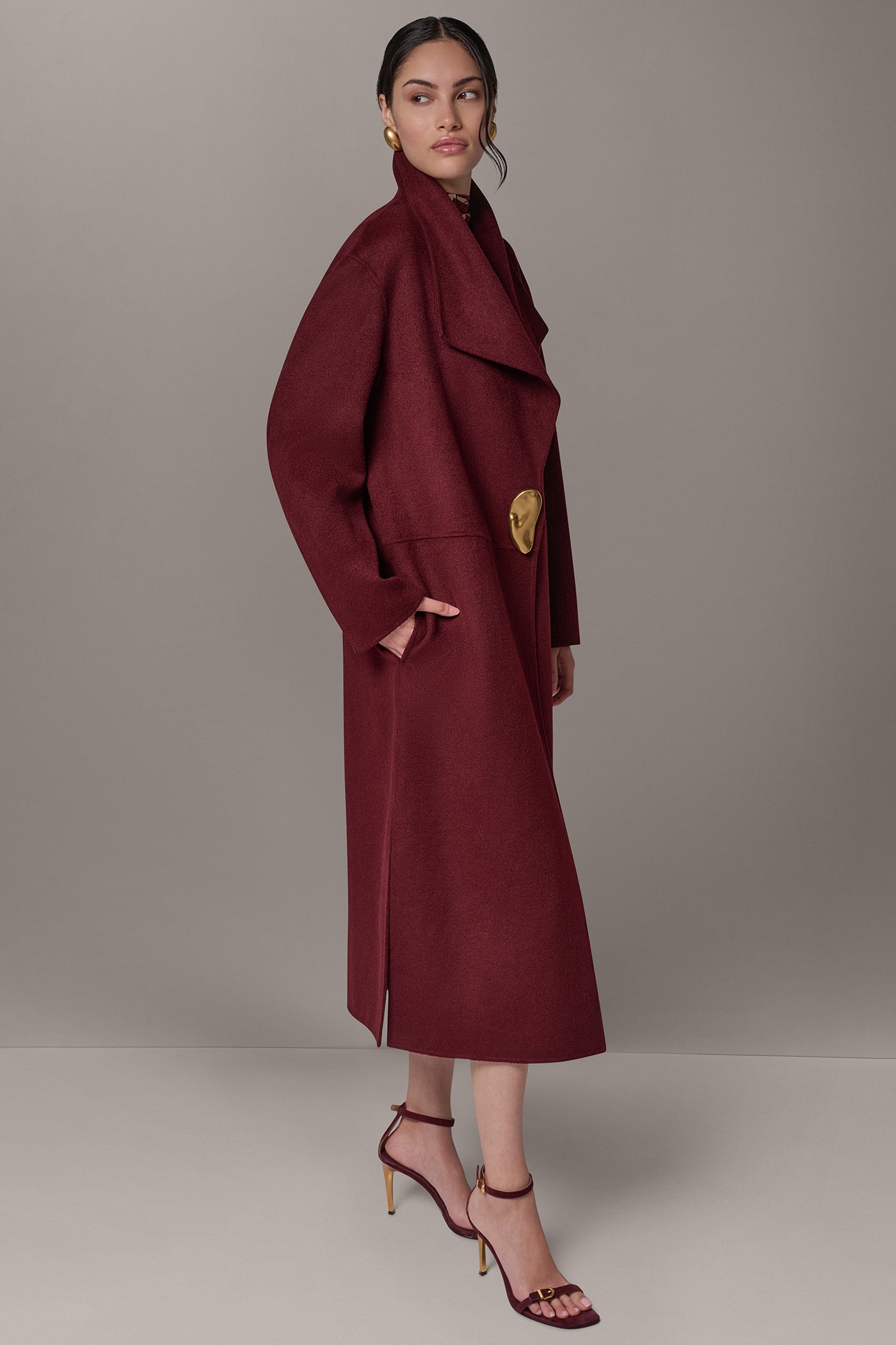 WOOL BLEND LONG COAT VIEW 5