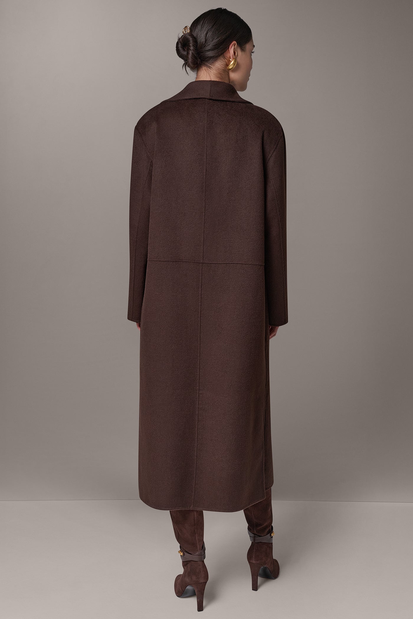 WOOL BLEND LONG COAT VIEW 4