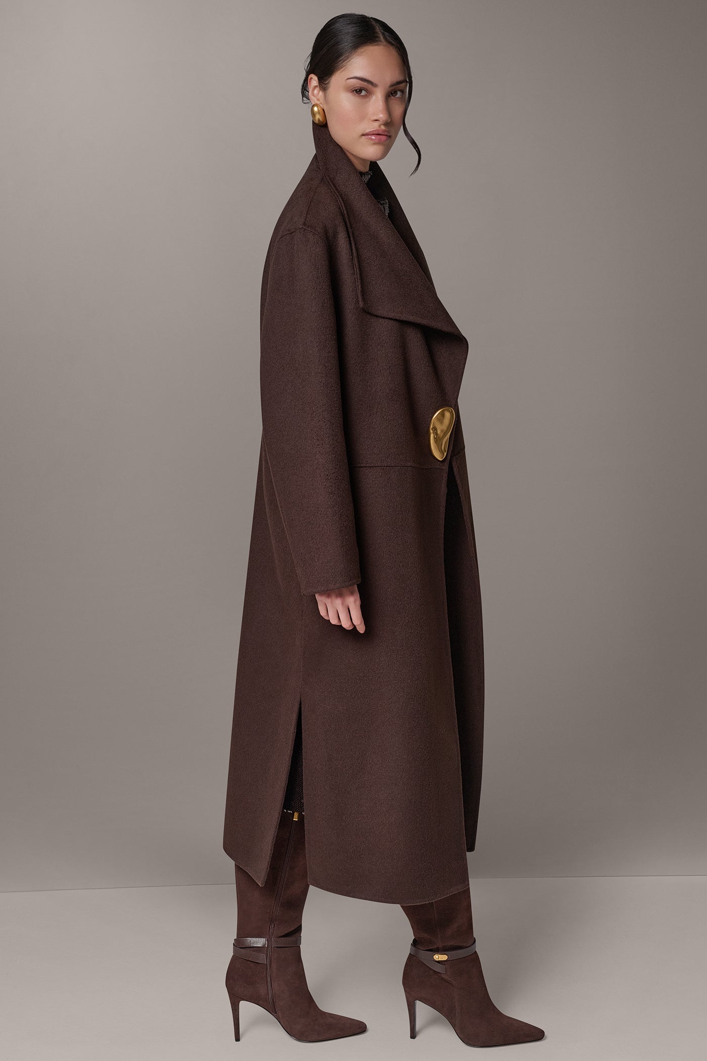 WOOL BLEND LONG COAT VIEW 5