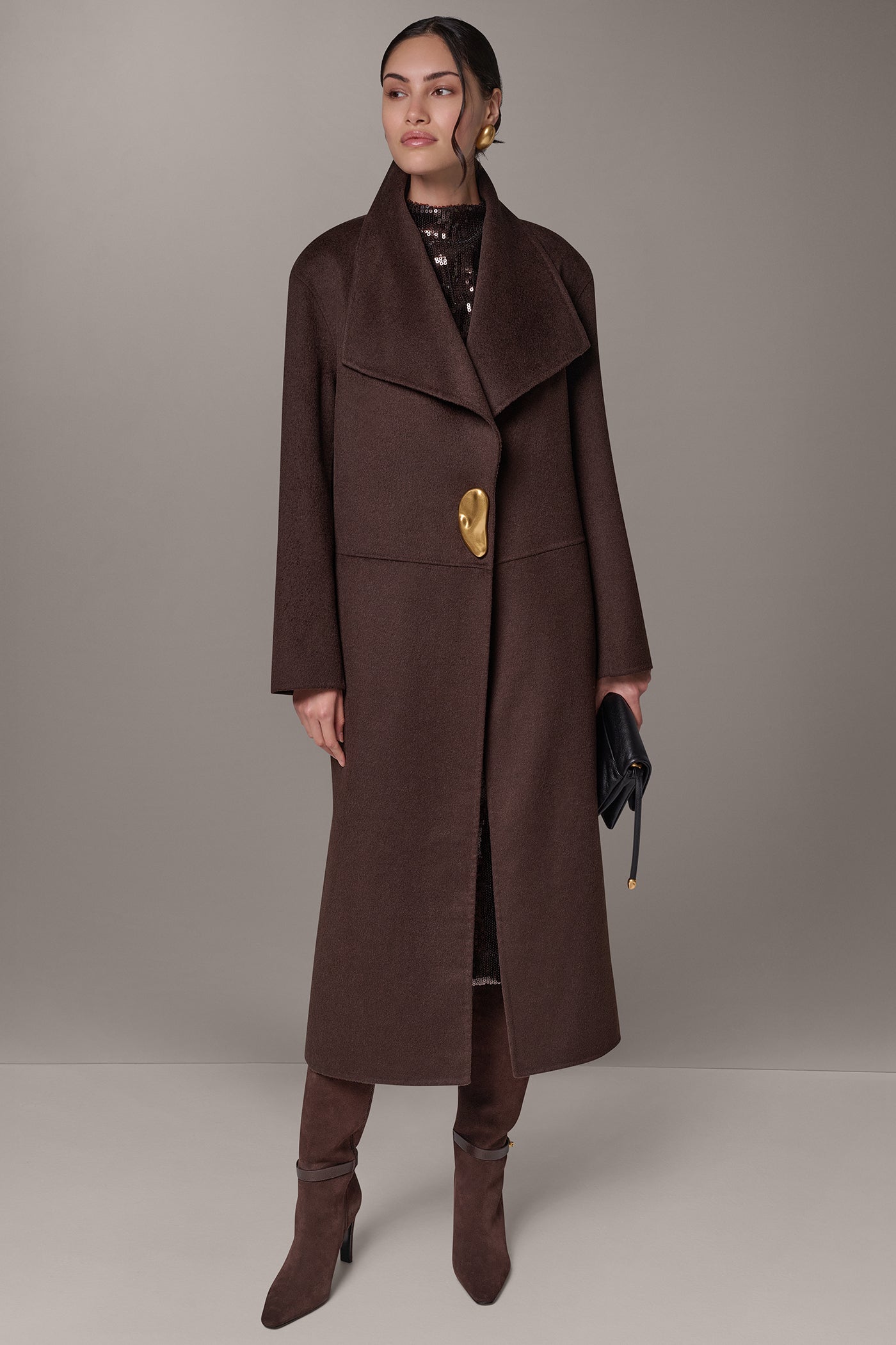 WOOL BLEND LONG COAT VIEW 11