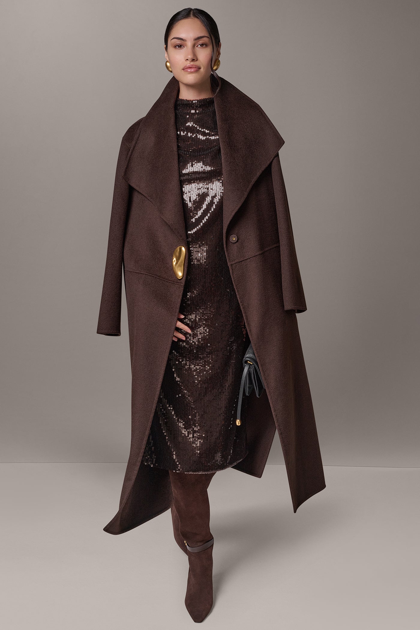 WOOL BLEND LONG COAT VIEW 9