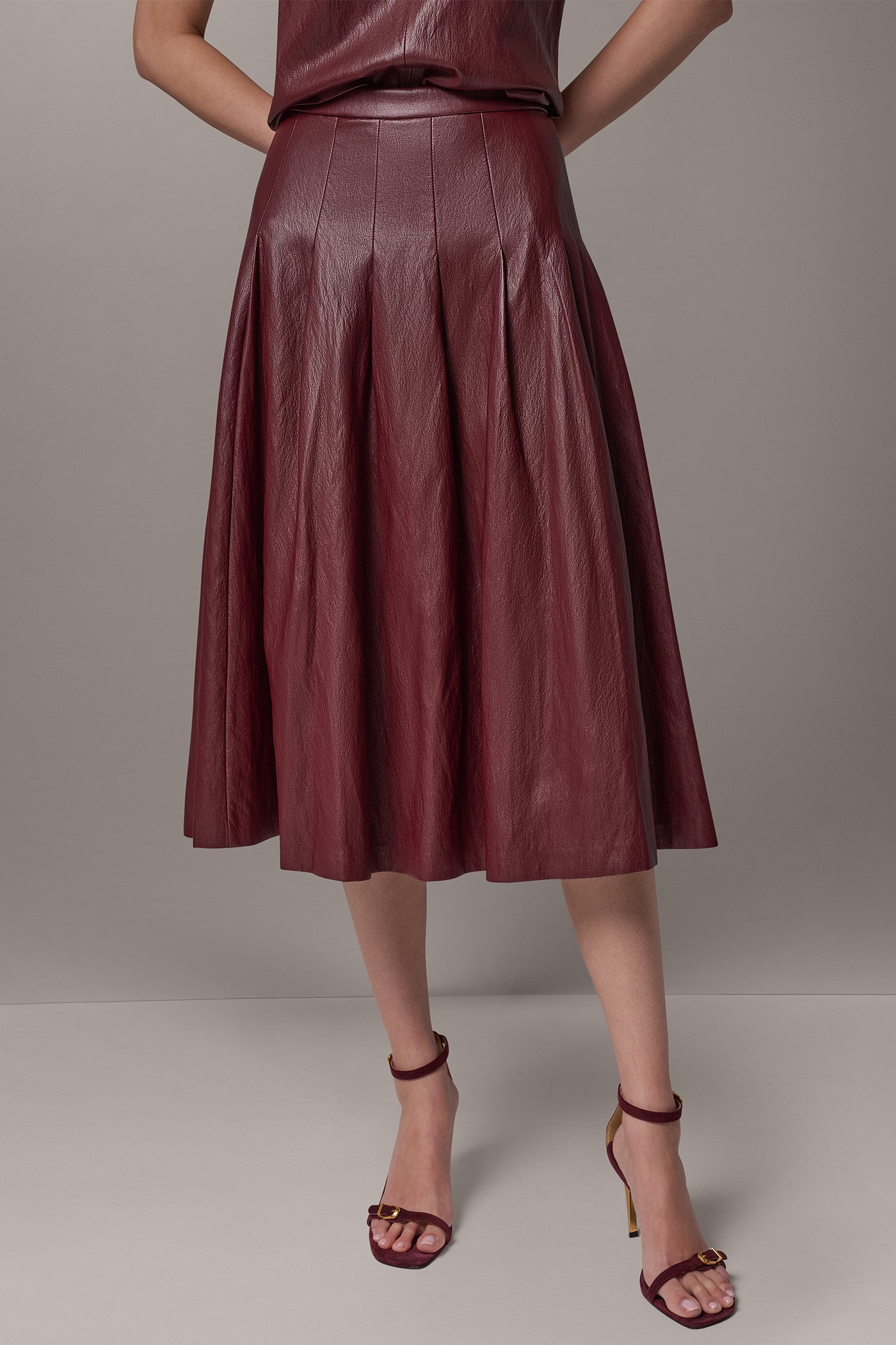 PLEATED SKIRT VIEW 1