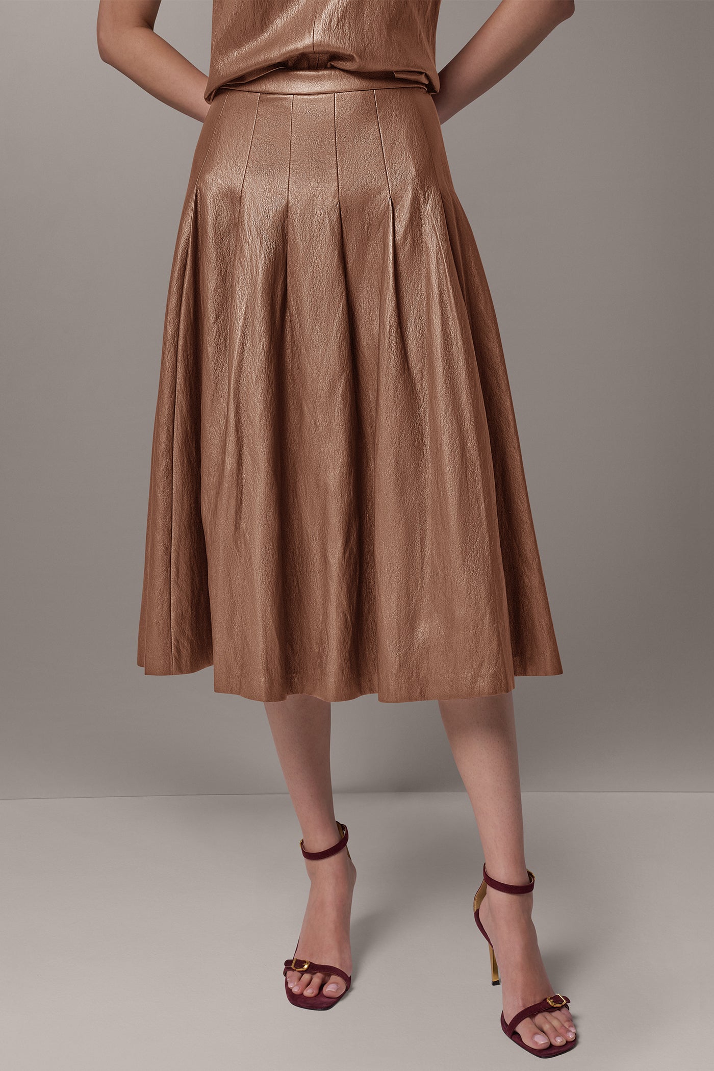 PLEATED SKIRT VIEW 1