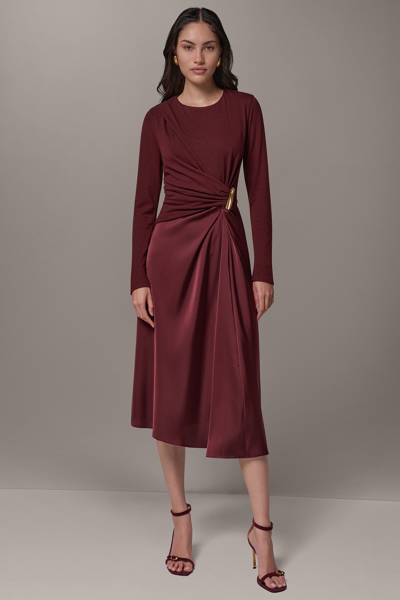FIT-AND-FLARE MIDI DRESS VIEW 8