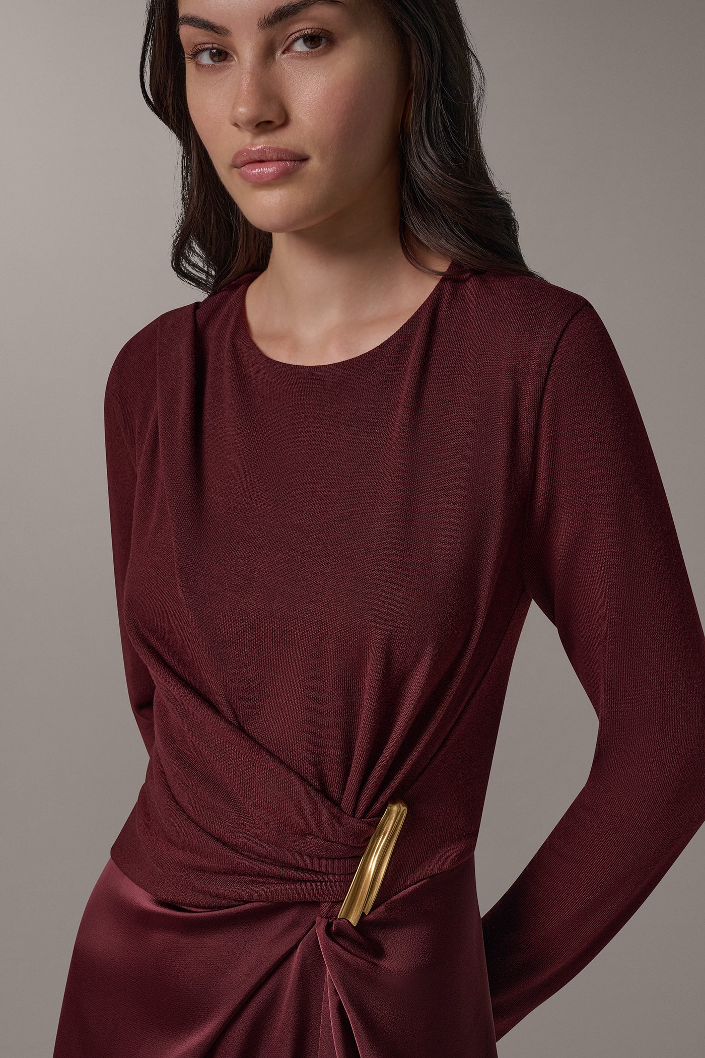 FIT-AND-FLARE MIDI DRESS VIEW 2