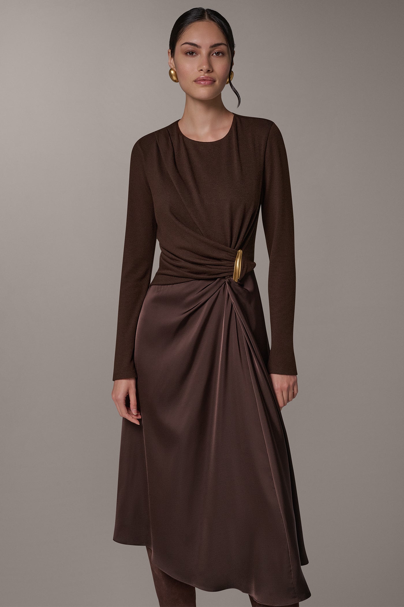 FIT-AND-FLARE MIDI DRESS VIEW 8