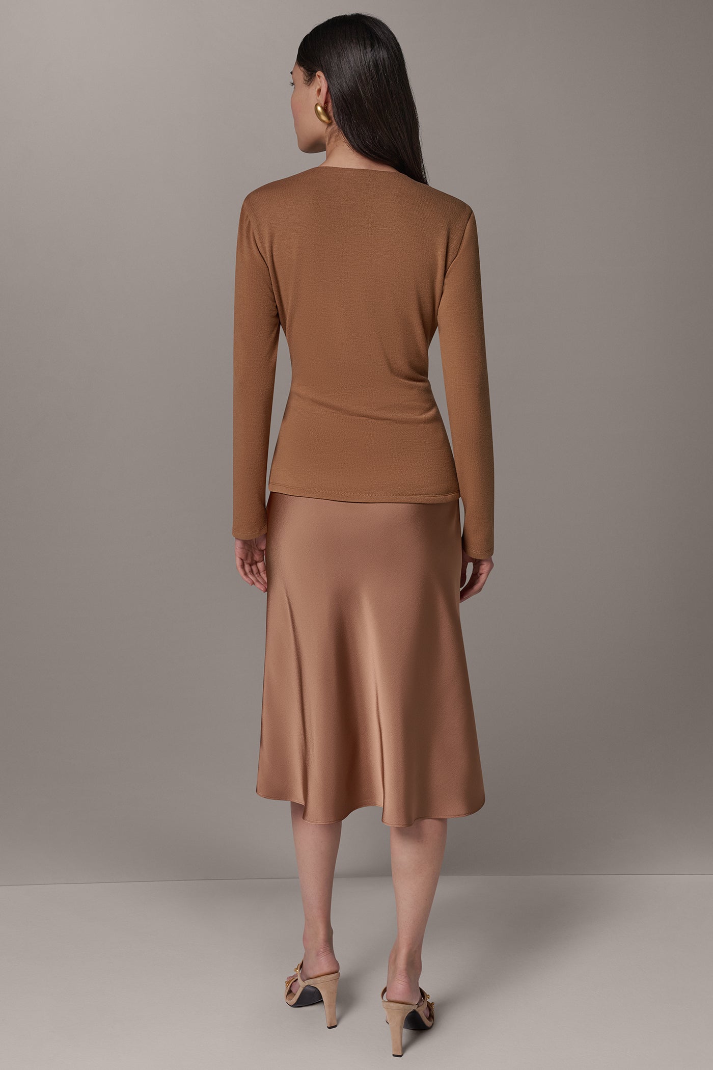 WRAP BLOUSE WITH HARDWARE VIEW 7