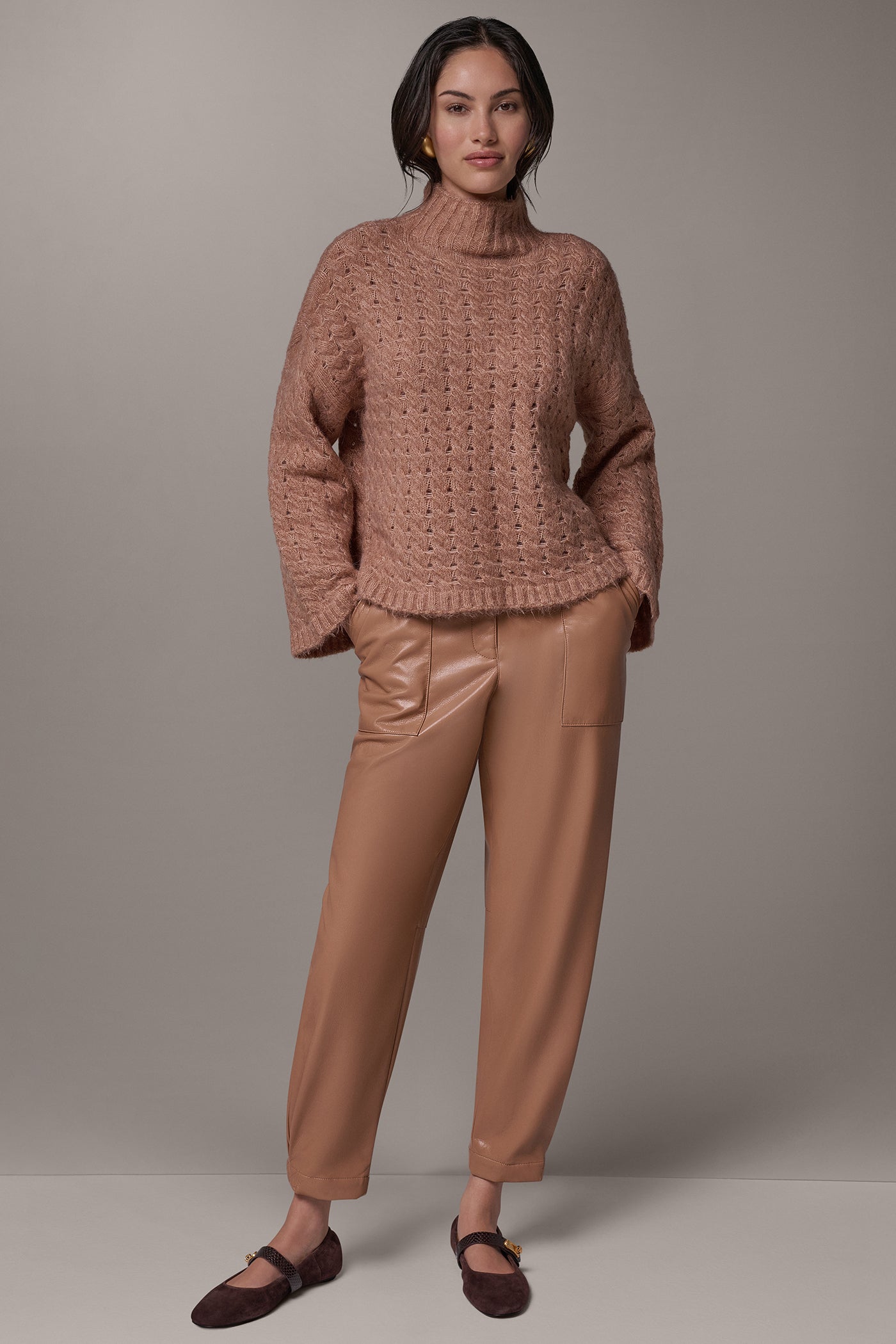 BASKET WEAVE SWEATER VIEW 6