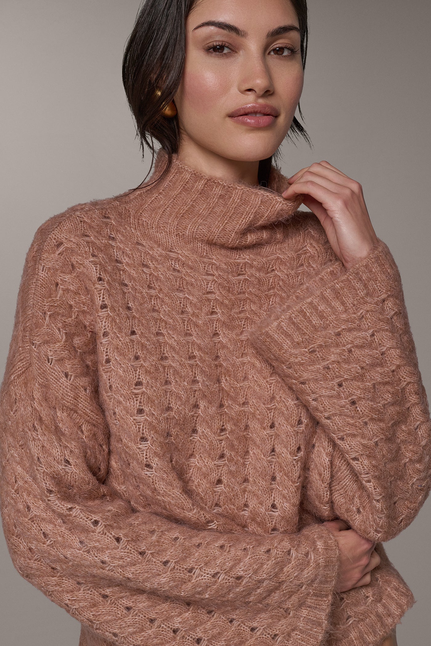 BASKET WEAVE SWEATER VIEW 4