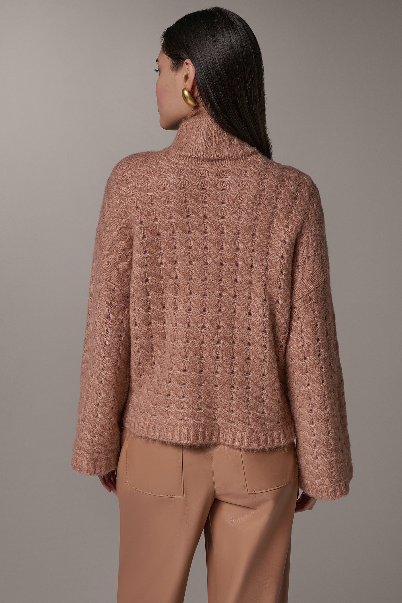 BASKET WEAVE SWEATER VIEW 2