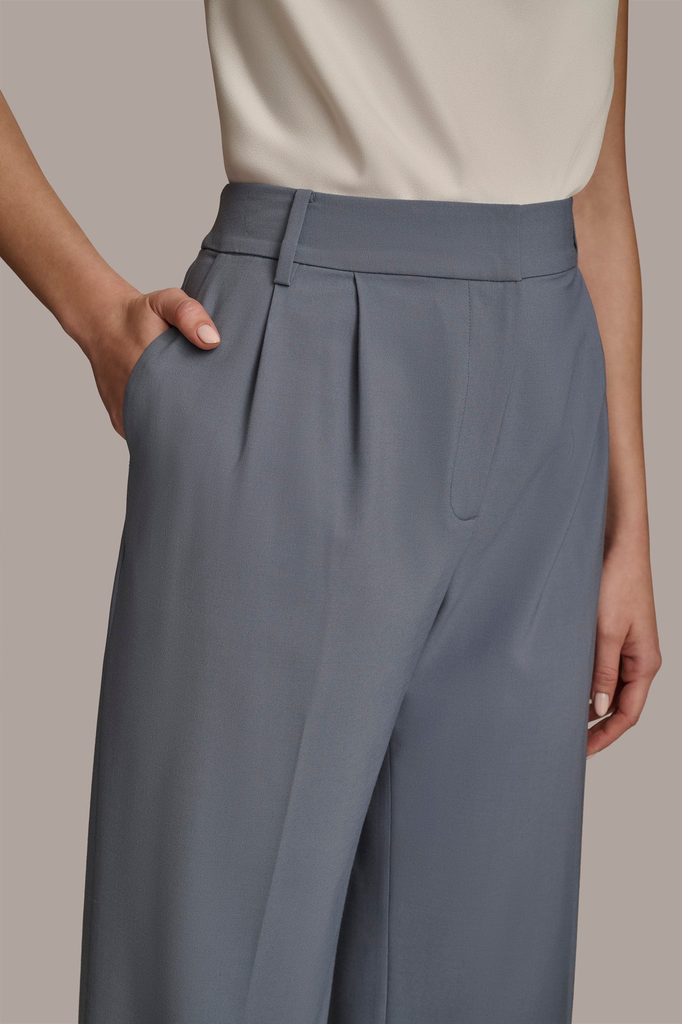 PLEATED WIDE LEG VIEW 5 | Sale Pants and Skirts