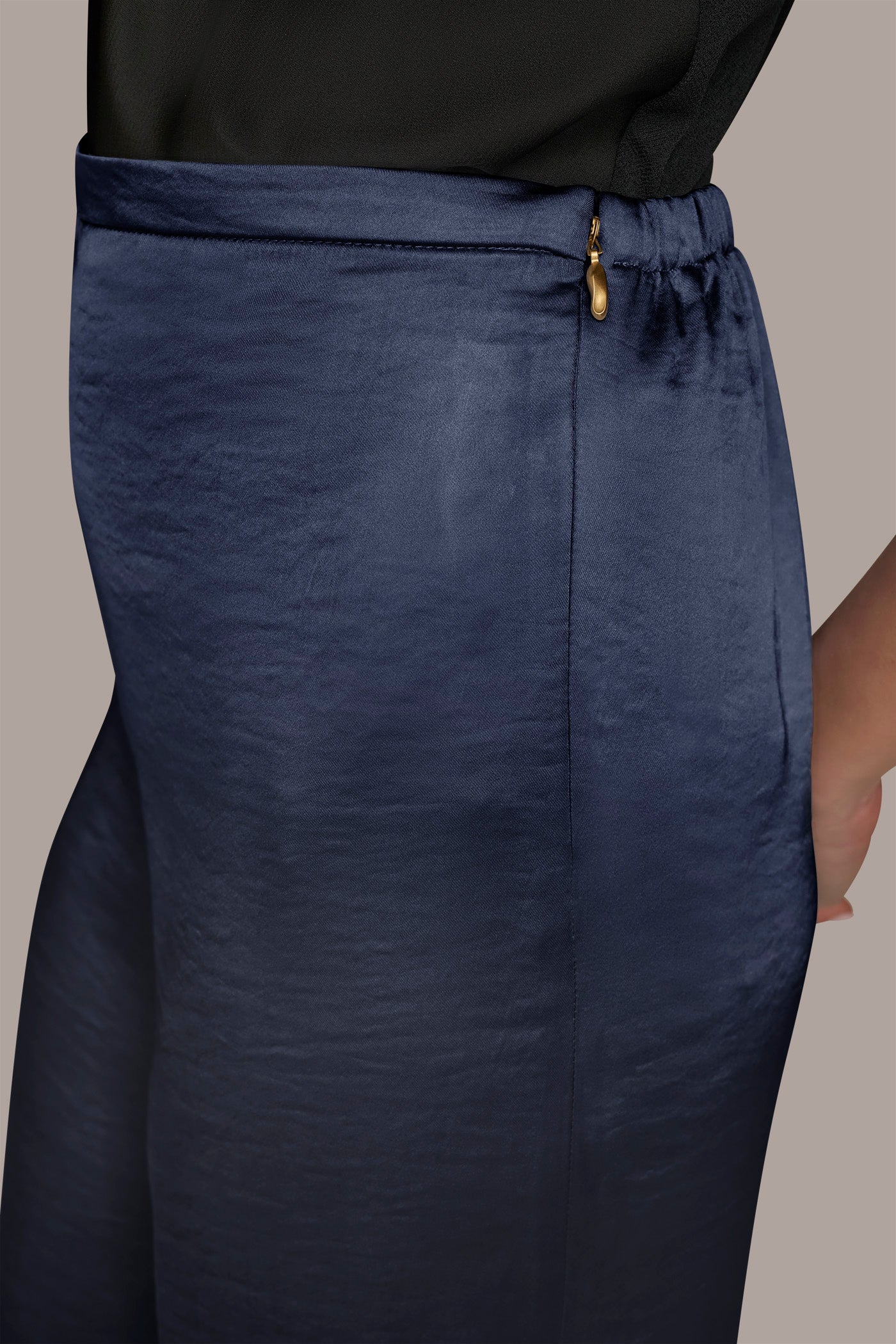 FLAT FRONT WIDE LEG PANT VIEW 6 | Last Chance