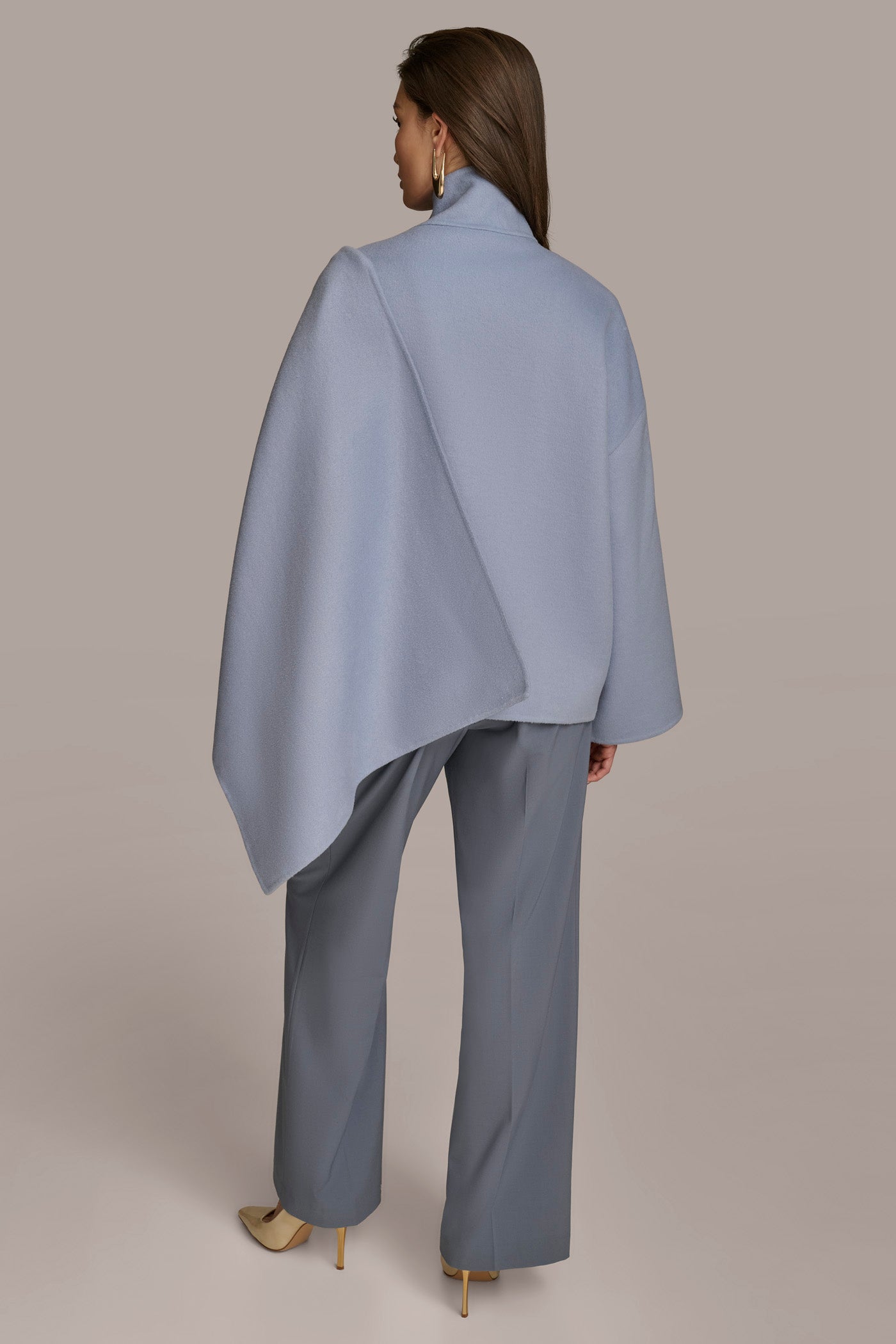 WRAP CAPE SWEATER VIEW 4 | SALE