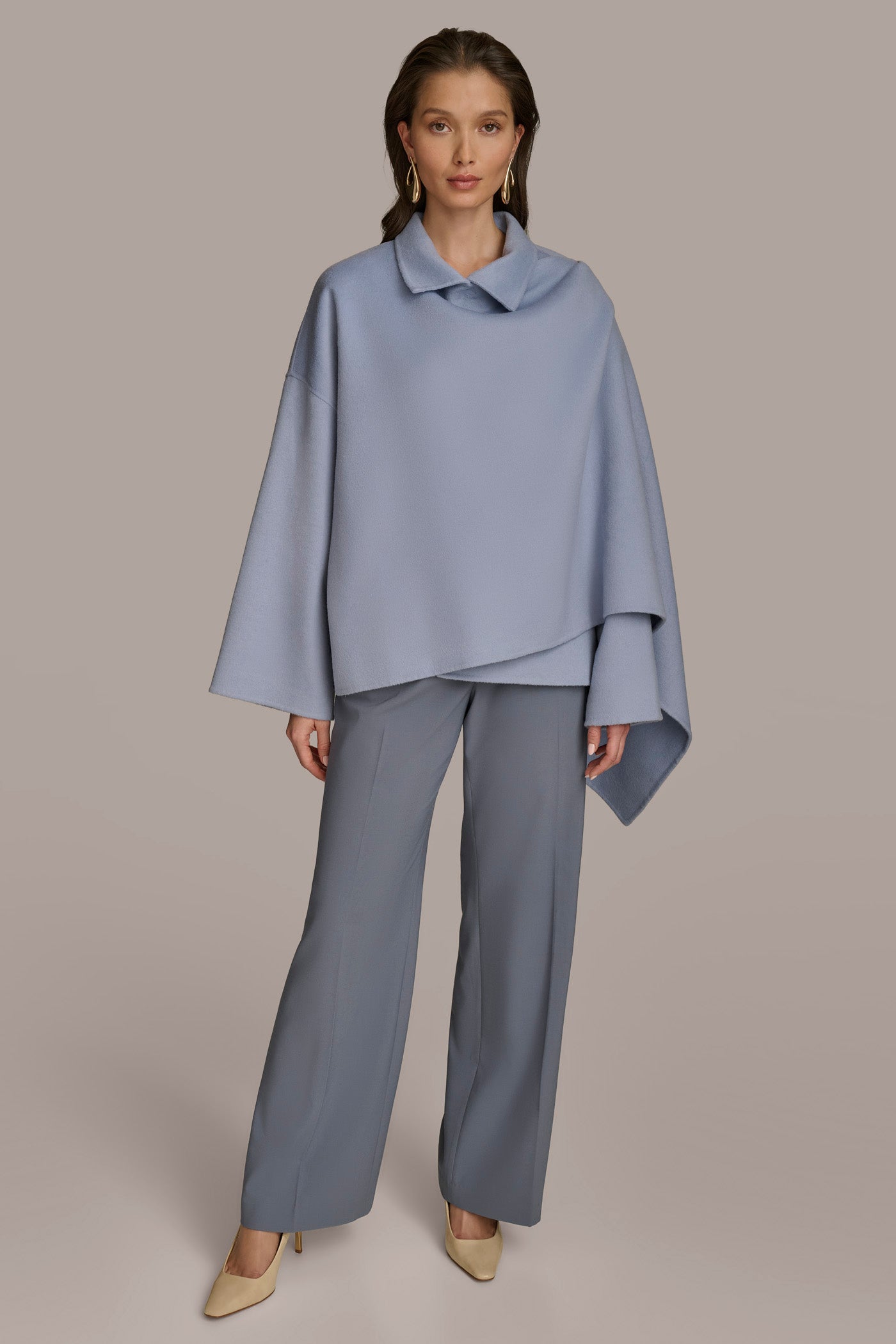 WRAP CAPE SWEATER VIEW 6 | SALE