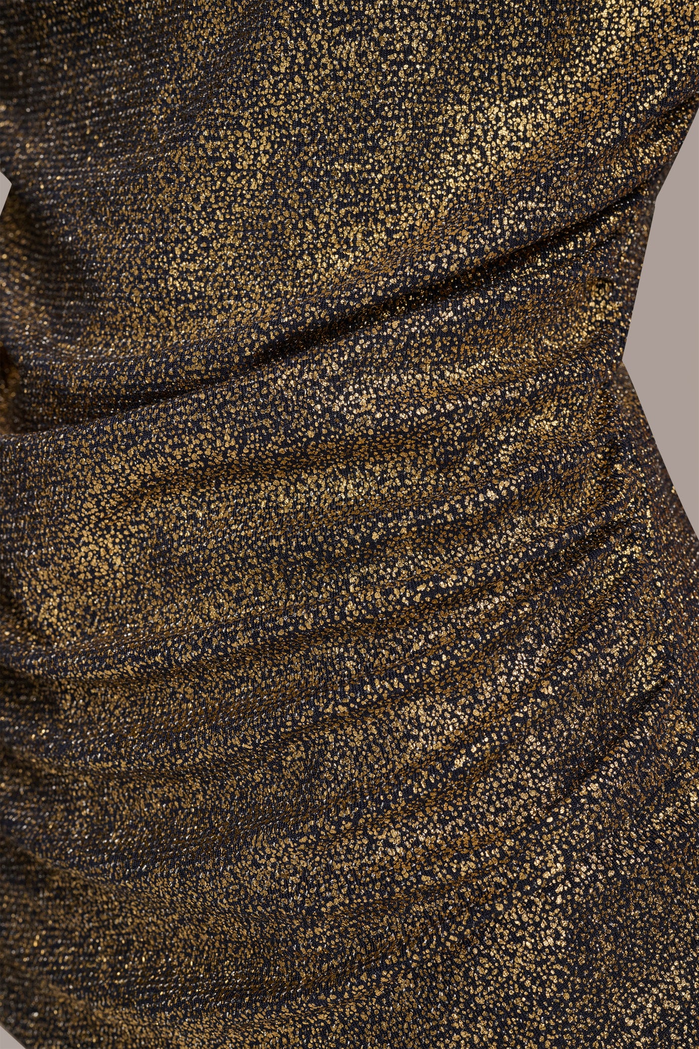 FOIL COWL NECK TOP VIEW 6 | SALE