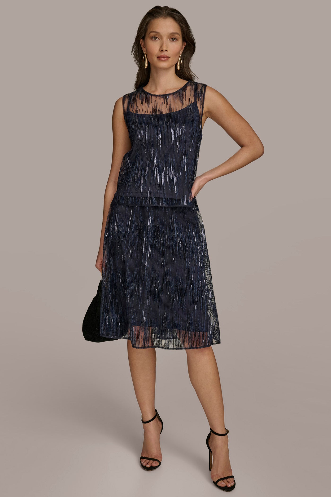 SEQUIN MESH TOP VIEW 6 | Last Chance