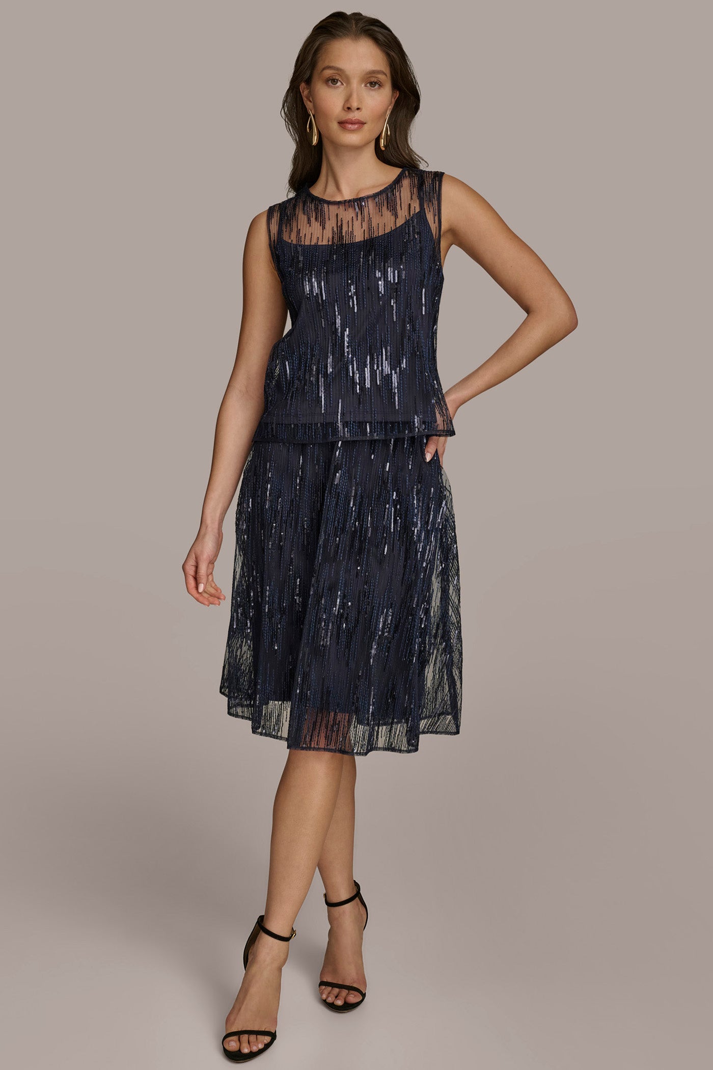 SEQUIN MESH TOP VIEW 4 | Last Chance